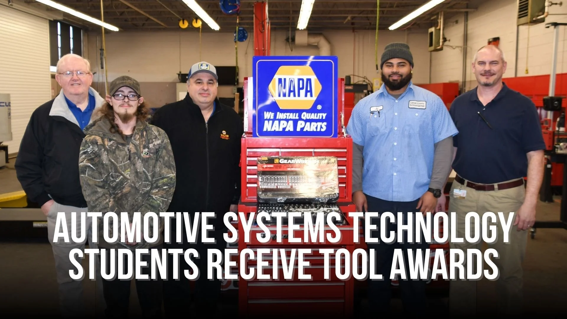 Automotive Systems Technology students receive tool awards — Neuse News
