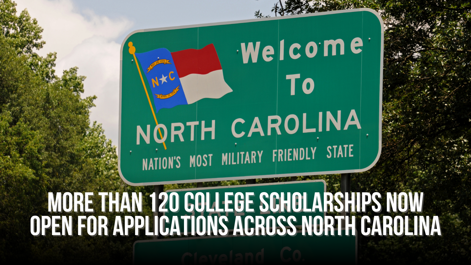 More than 120 college scholarships now open for applications across North Carolina