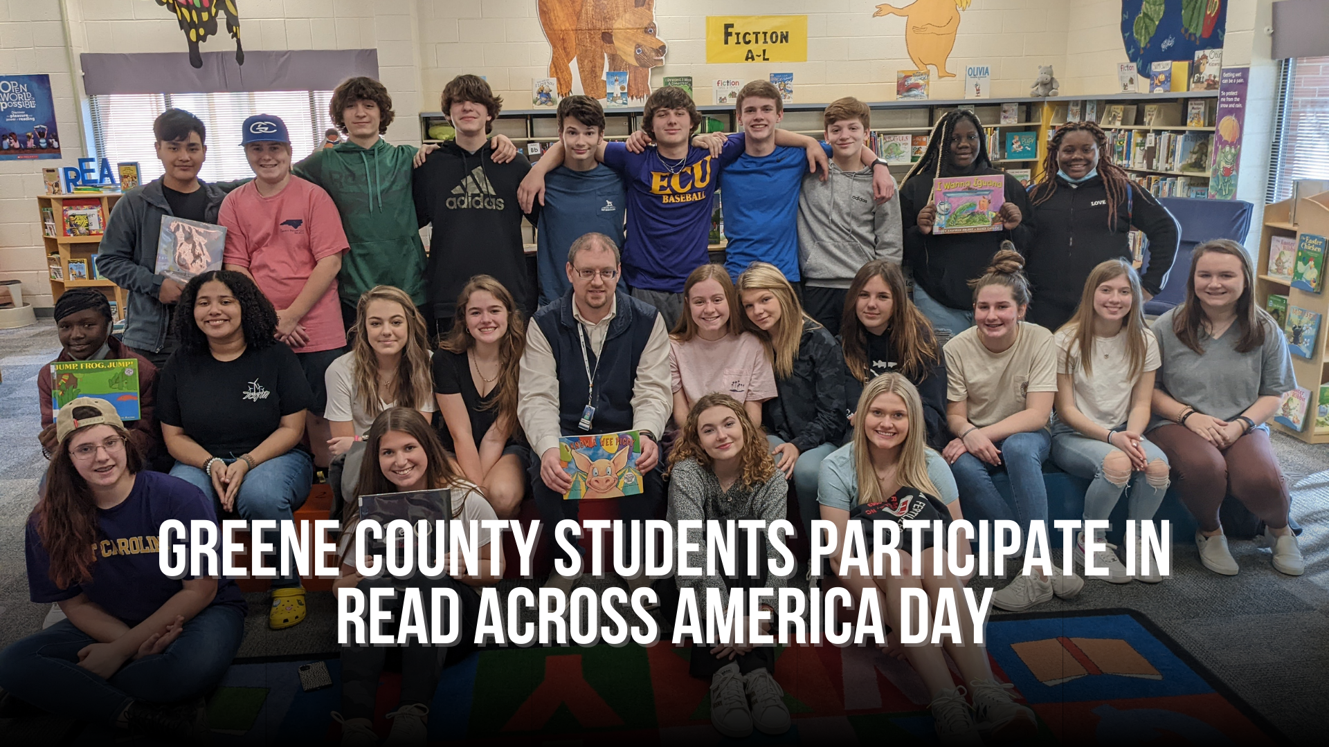 Greene County Students participate in Read Across America Day