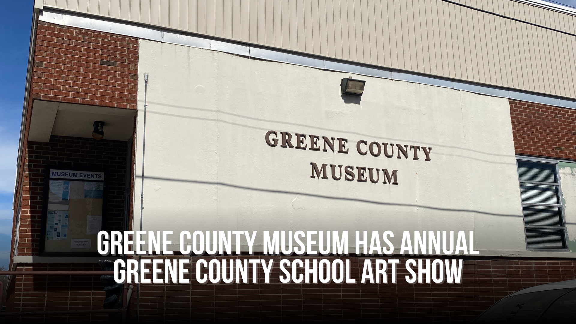 Greene County Museum has annual Greene County School Art Show
