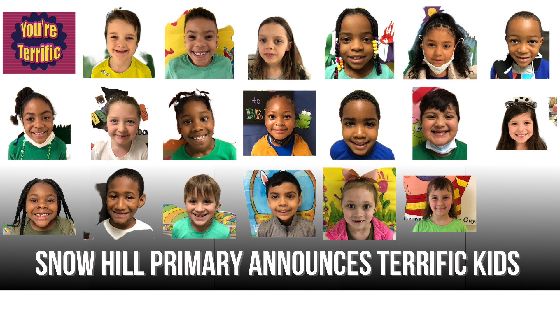 Snow Hill Primary announces Terrific Kids