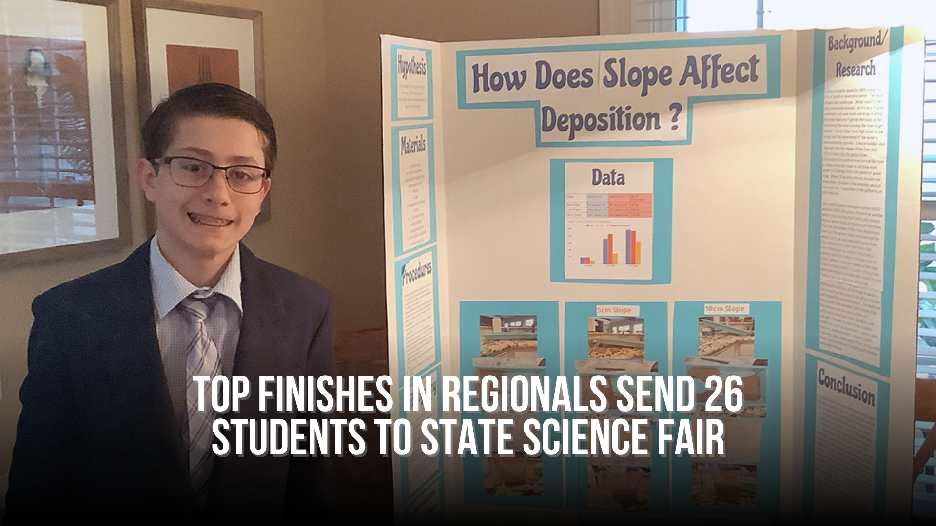 Top finishes in regionals send 26 students to state Science Fair