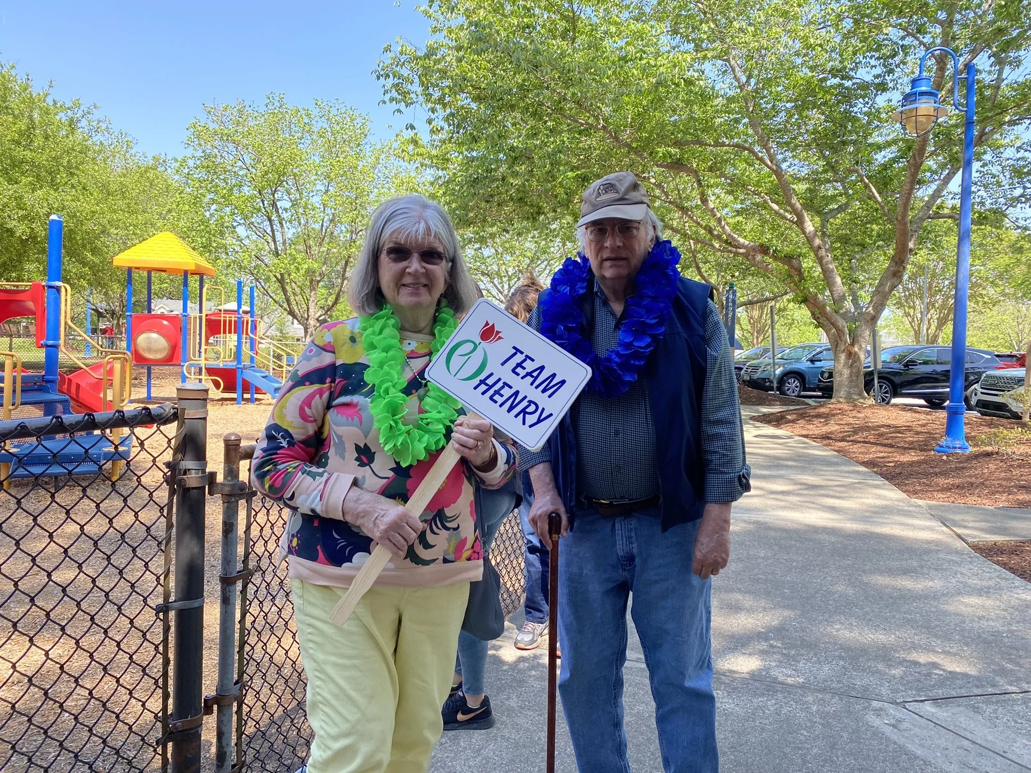Mr. and Mrs. Miller - 2022 Parkinson Awareness Walk. Photo: Kristy Bock/Neuse News