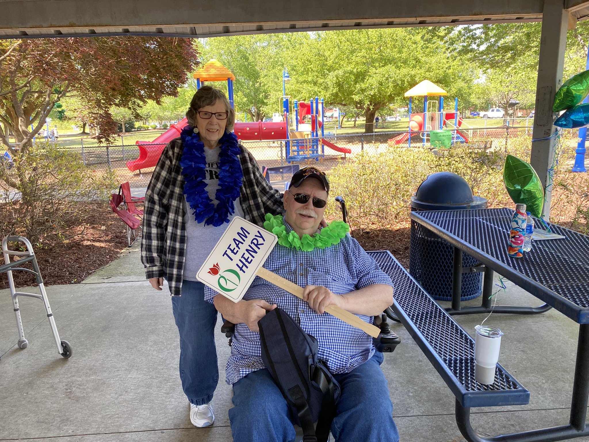Bert and Judy Wooters - 2022 Parkinson Awareness Walk. Photo: Kristy Bock/Neuse News
