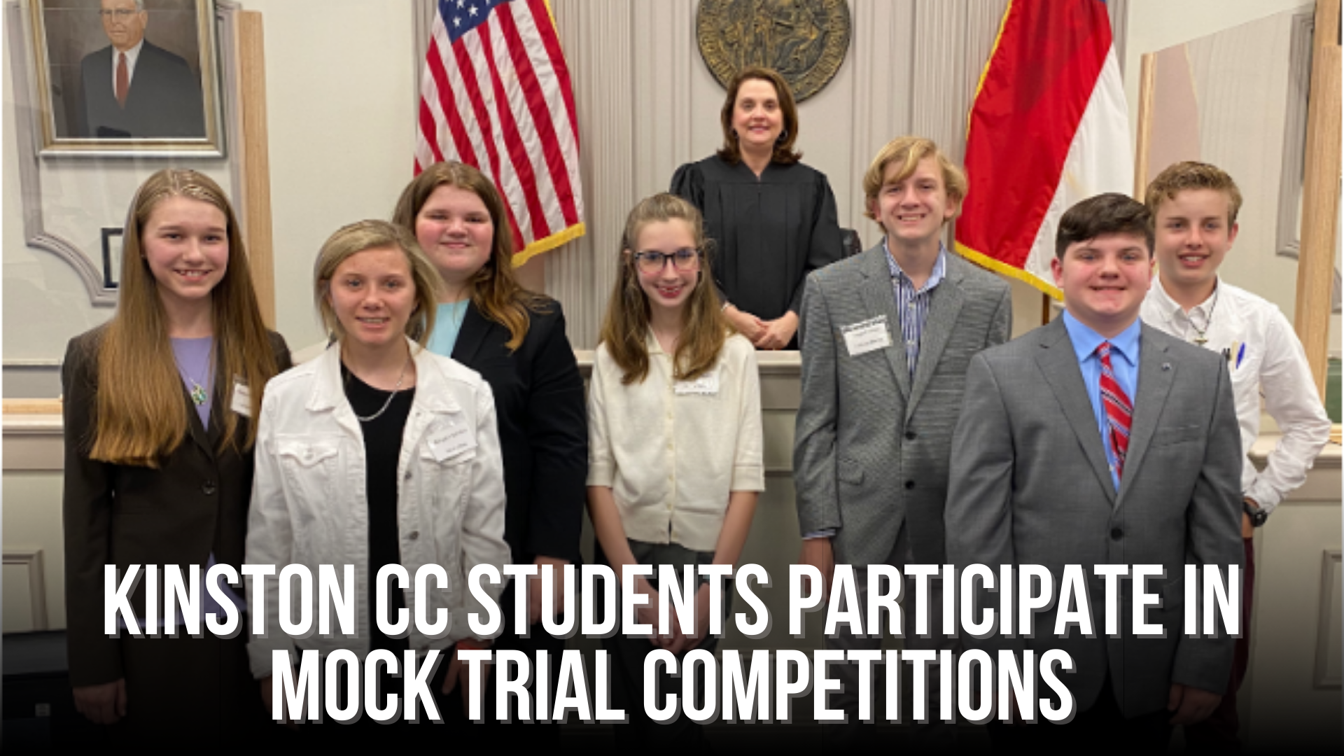 Kinston CC students participate in mock trial competitions