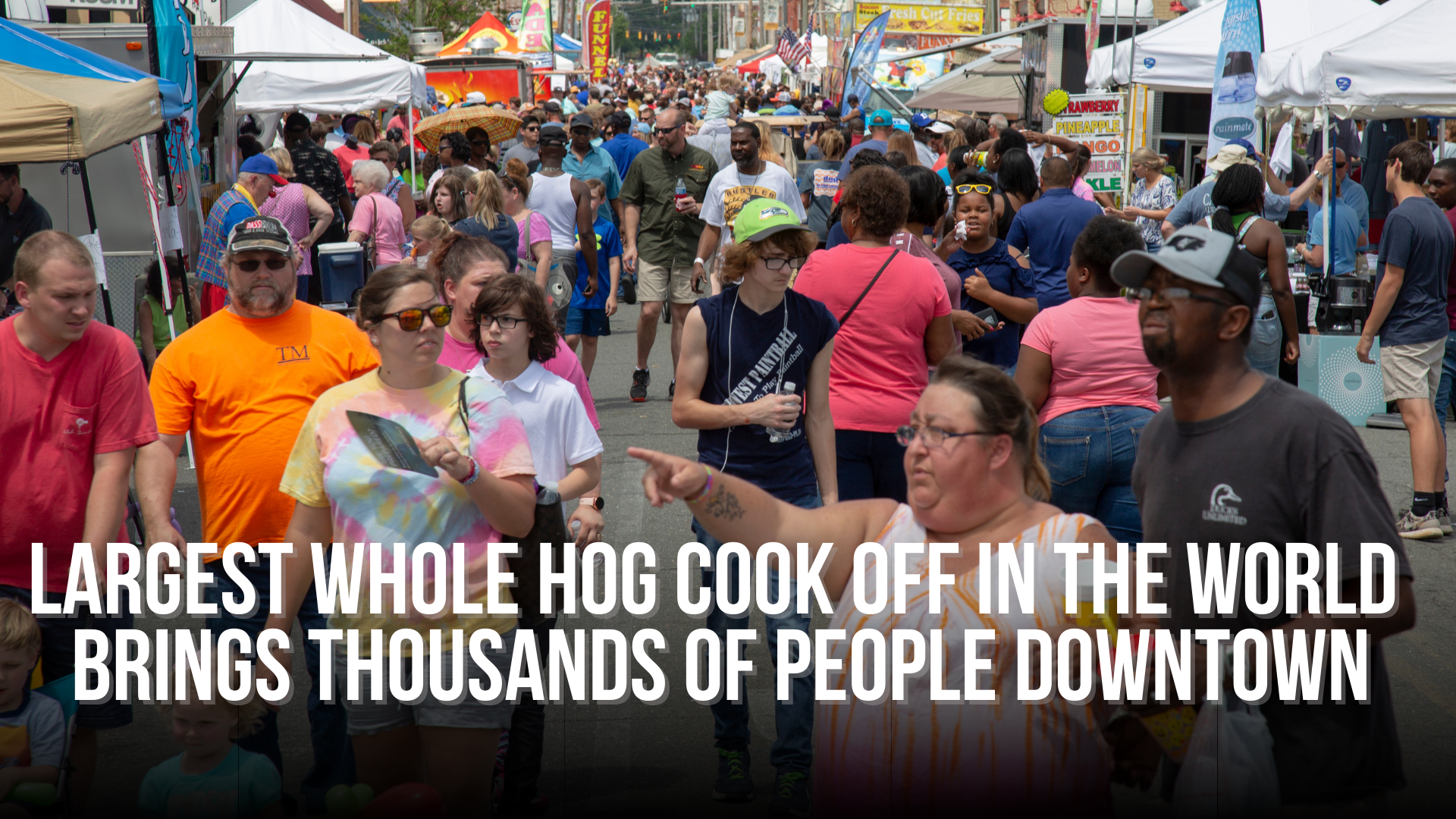 Largest whole hog cook off in the world  brings thousands of people downtown