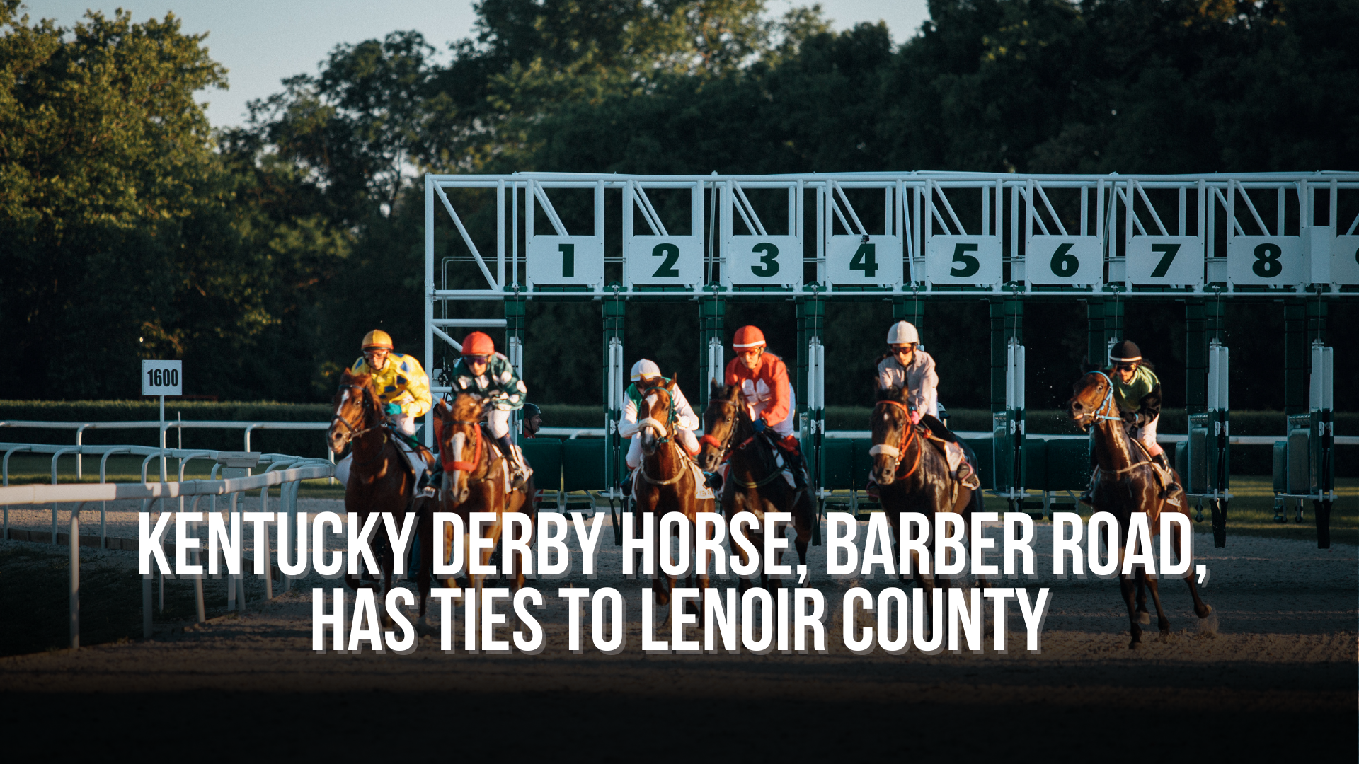 Kentucky Derby horse, Barber Road, has ties to Lenoir County