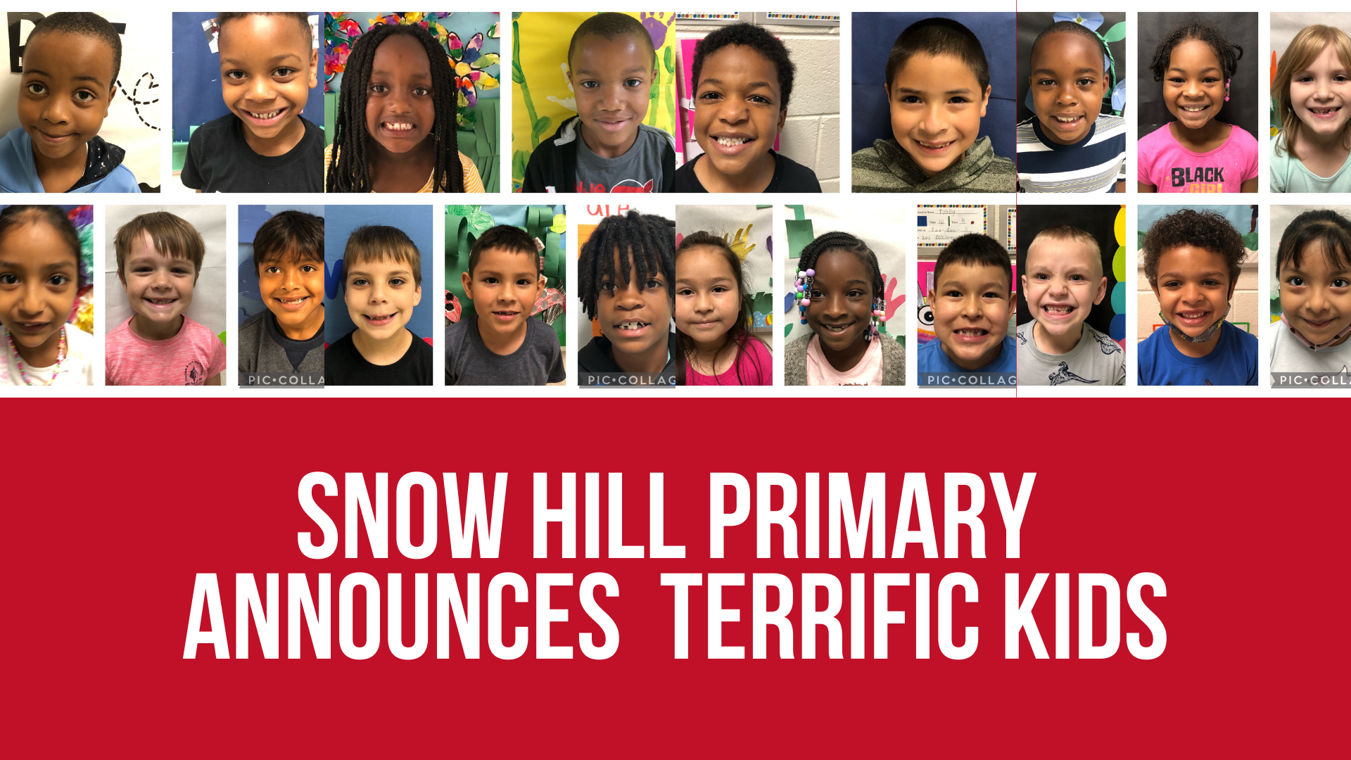 Snow Hill Primary announces Terrific Kids — Neuse News