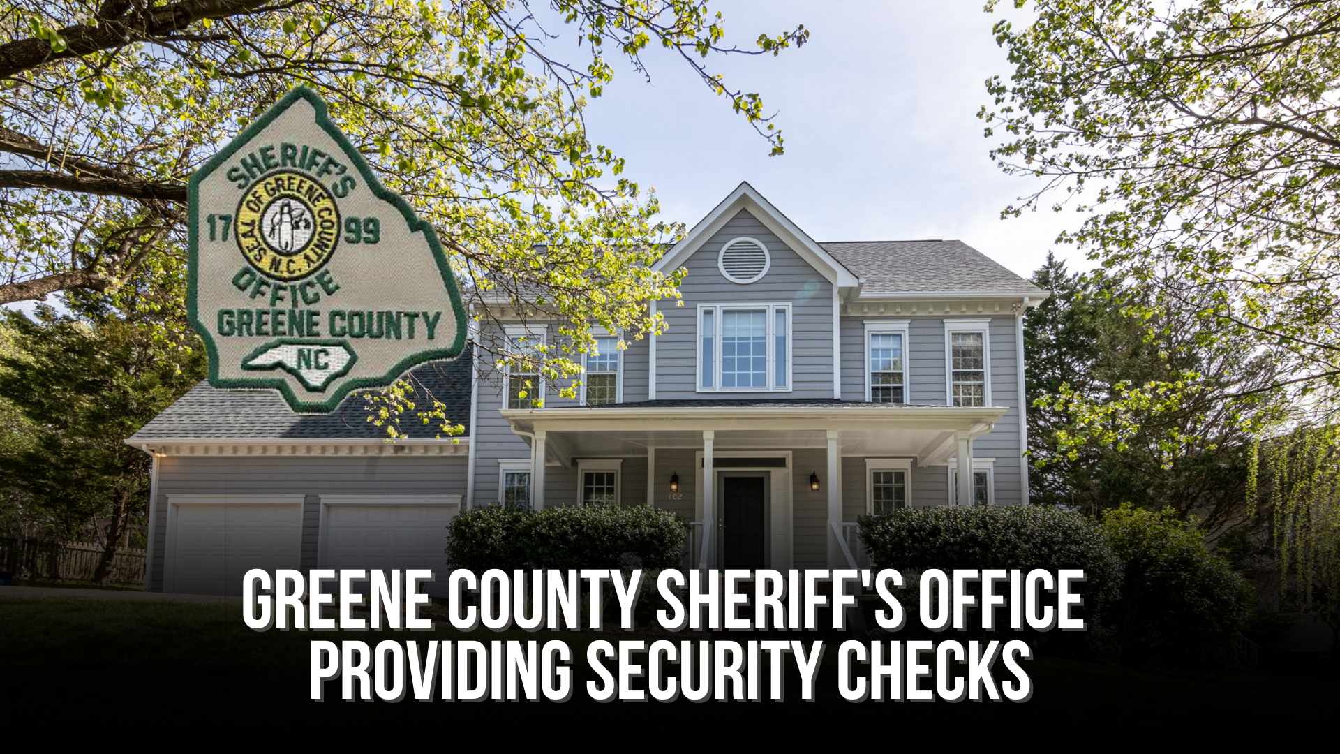 Greene County Sheriff's Office providing security checks