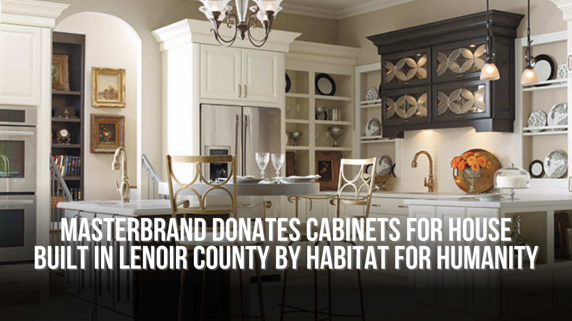 MasterBrand donates cabinets for house built in Lenoir County by Habitat for Humanity