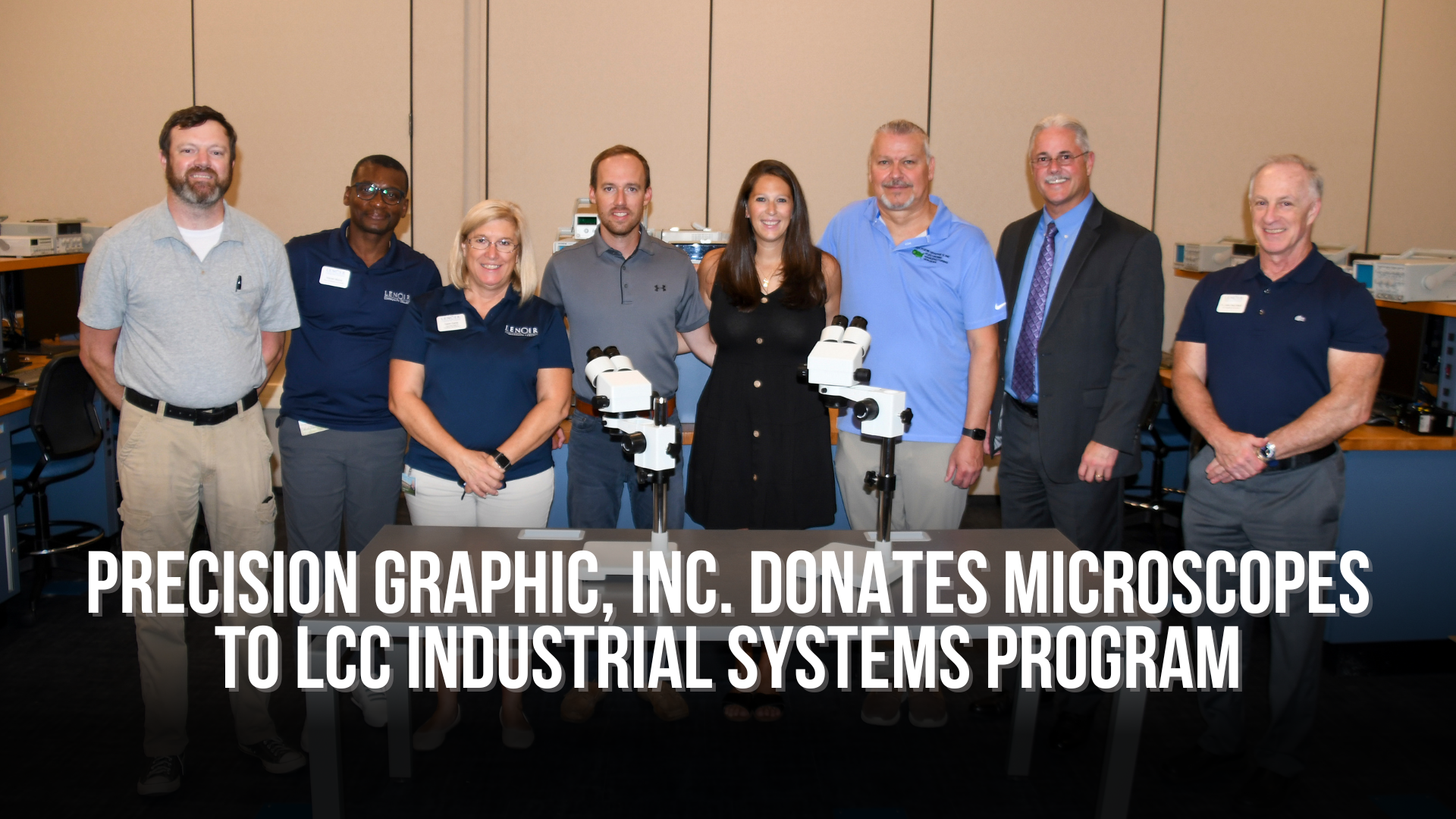 Precision Graphic, Inc. donates microscopes to LCC Industrial Systems ...