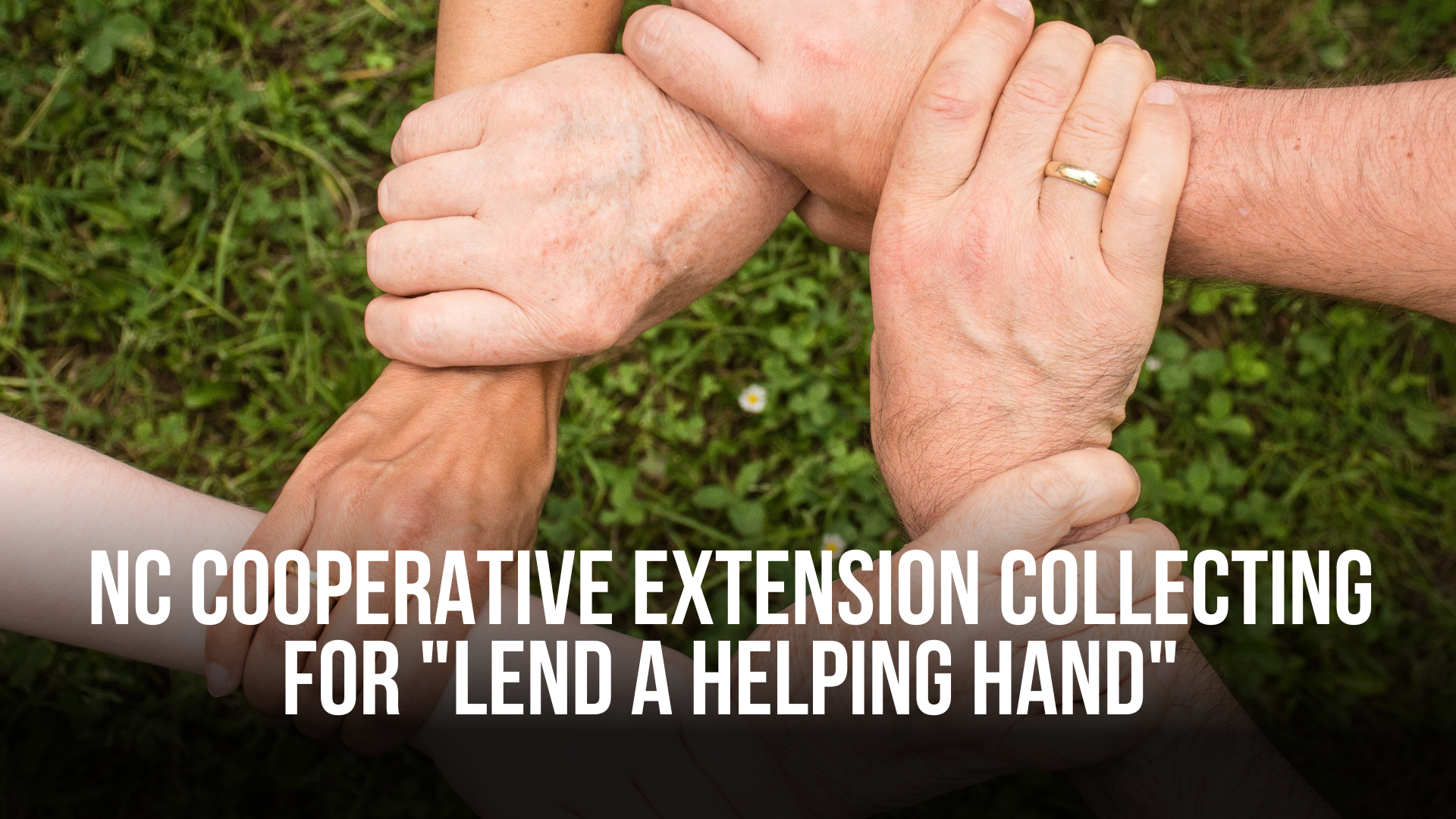 NC Cooperative Extension collecting for 