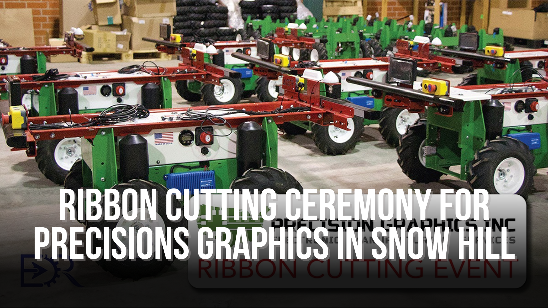 Ribbon Cutting ceremony for Precisions Graphics in Snow Hill — Neuse News