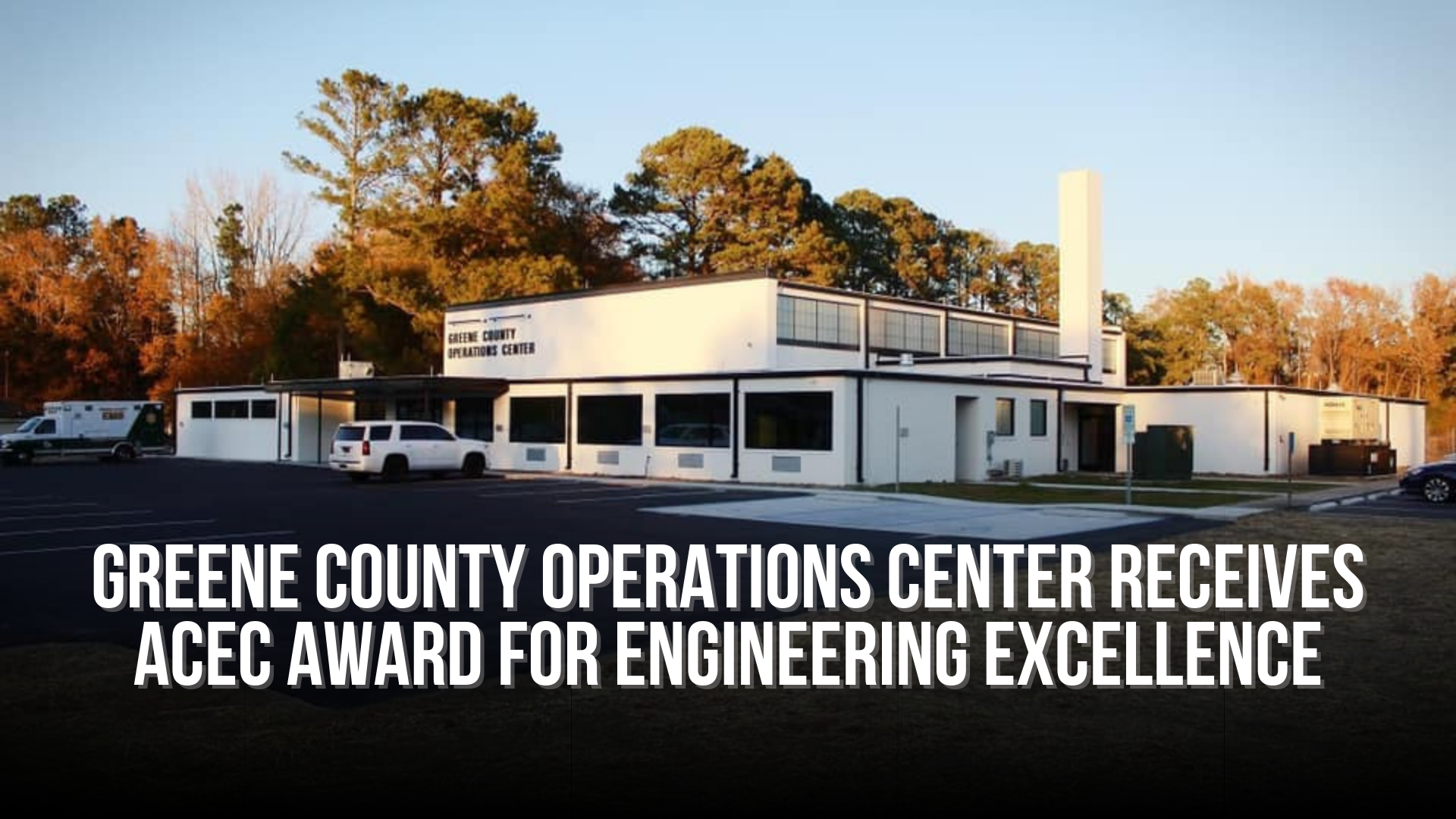 Greene County Operations Center Receives ACEC Award for Engineering