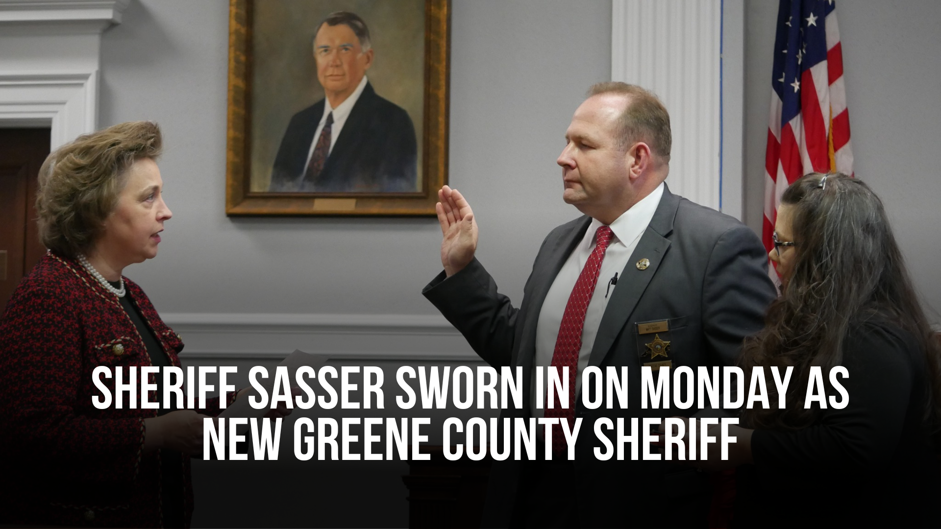 Sheriff Sasser Sworn in on Monday as New Greene County Sheriff — Neuse News