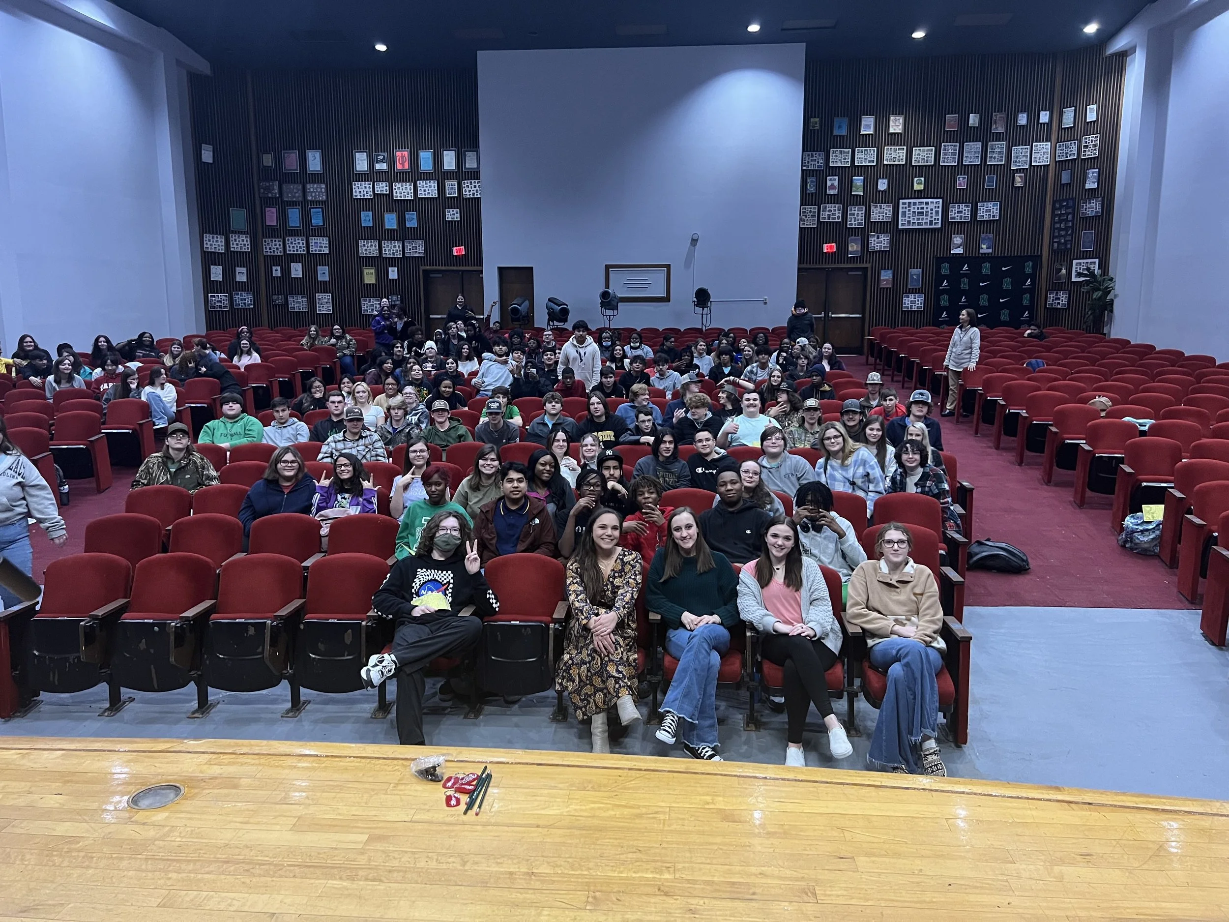 Group picture with Paige King Johnson