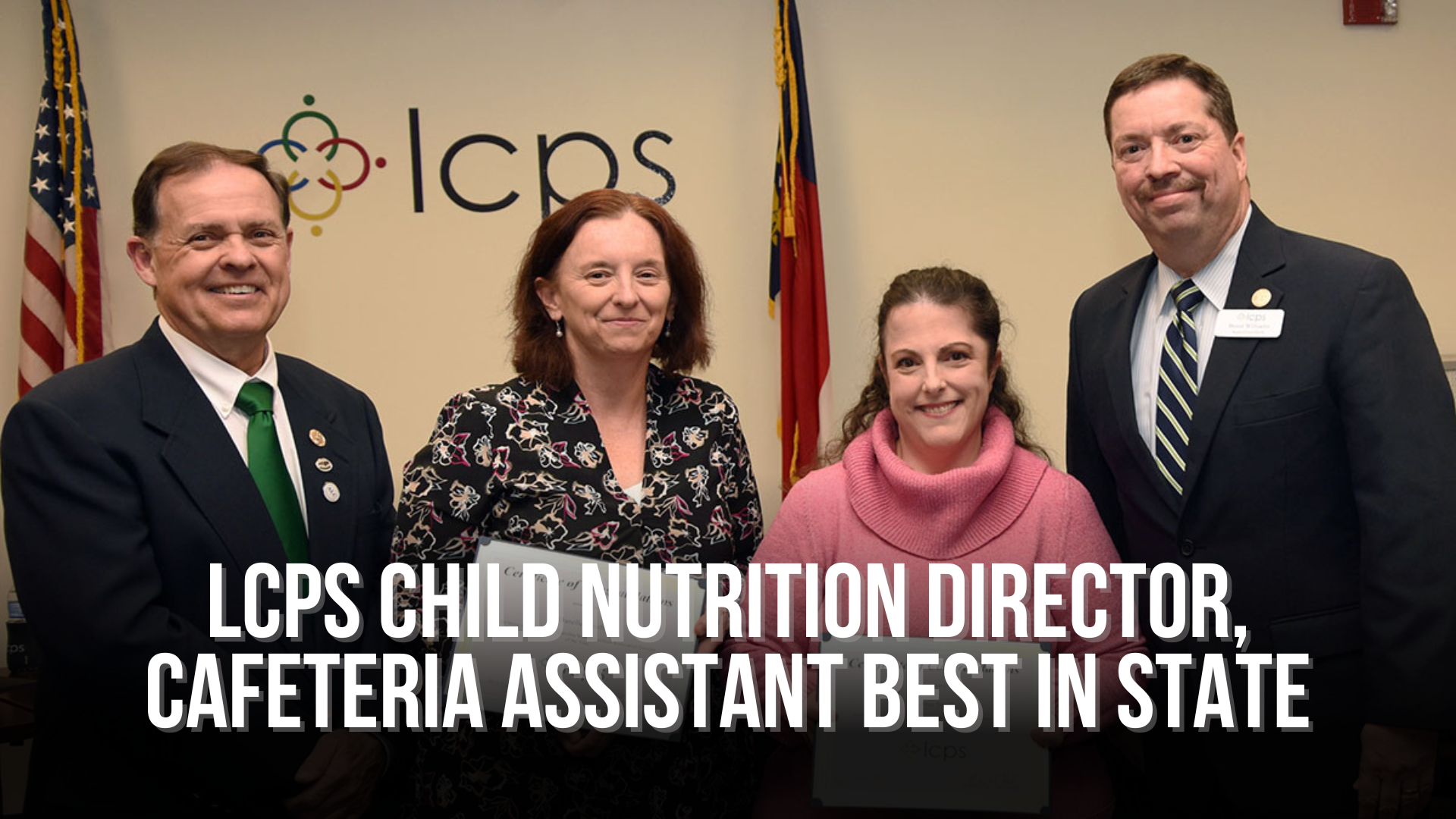 LCPS Child Nutrition director, cafeteria assistant best in state