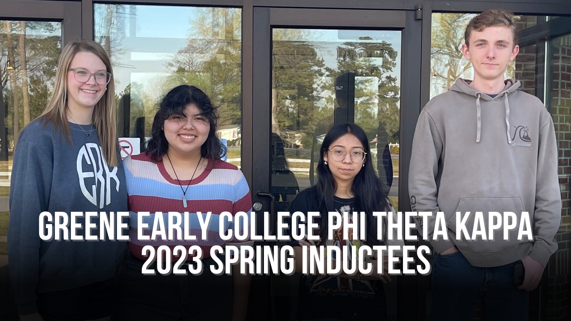 Greene Early College Phi Theta Kappa 2023 Spring Inductees