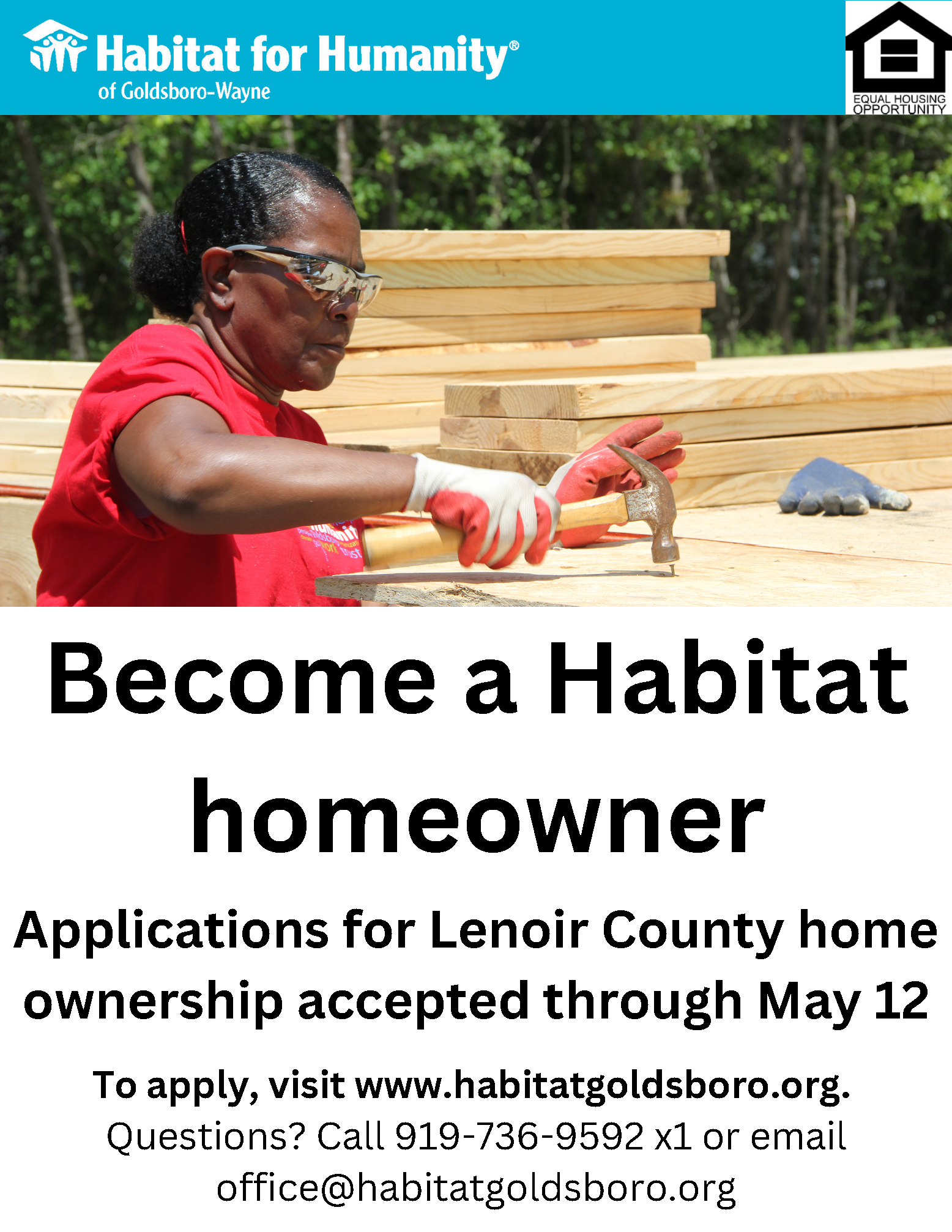 Habitat now taking applications for next two homes — Neuse News