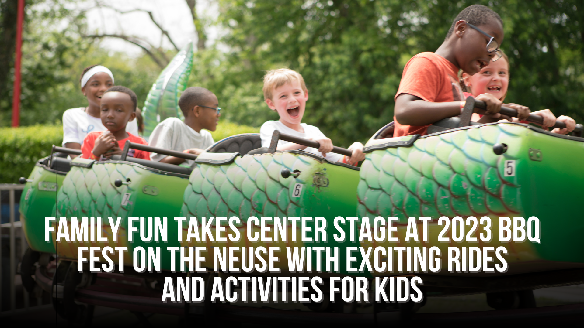 Family fun takes center stage at 2023 BBQ Fest on the Neuse with exciting rides and activities for kids