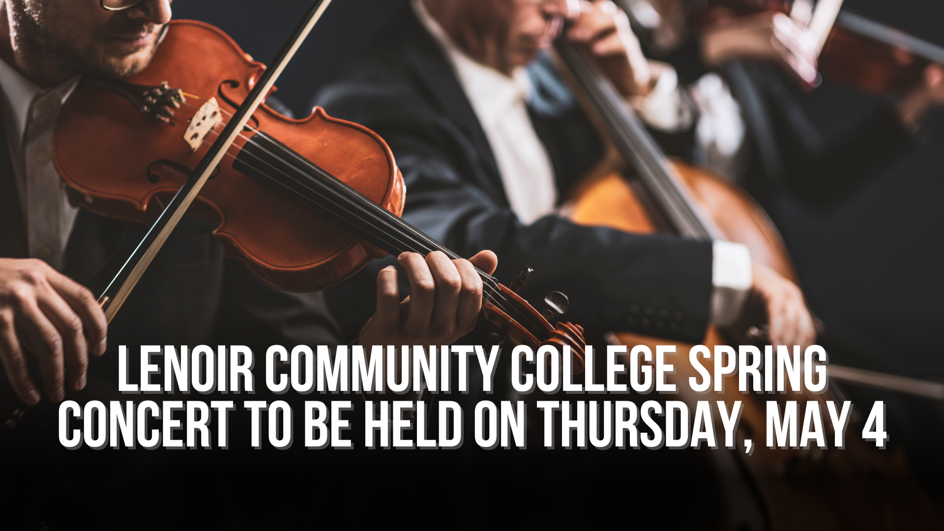 Lenoir Community College Spring Concert to be held on Thursday, May 4 — Neuse News