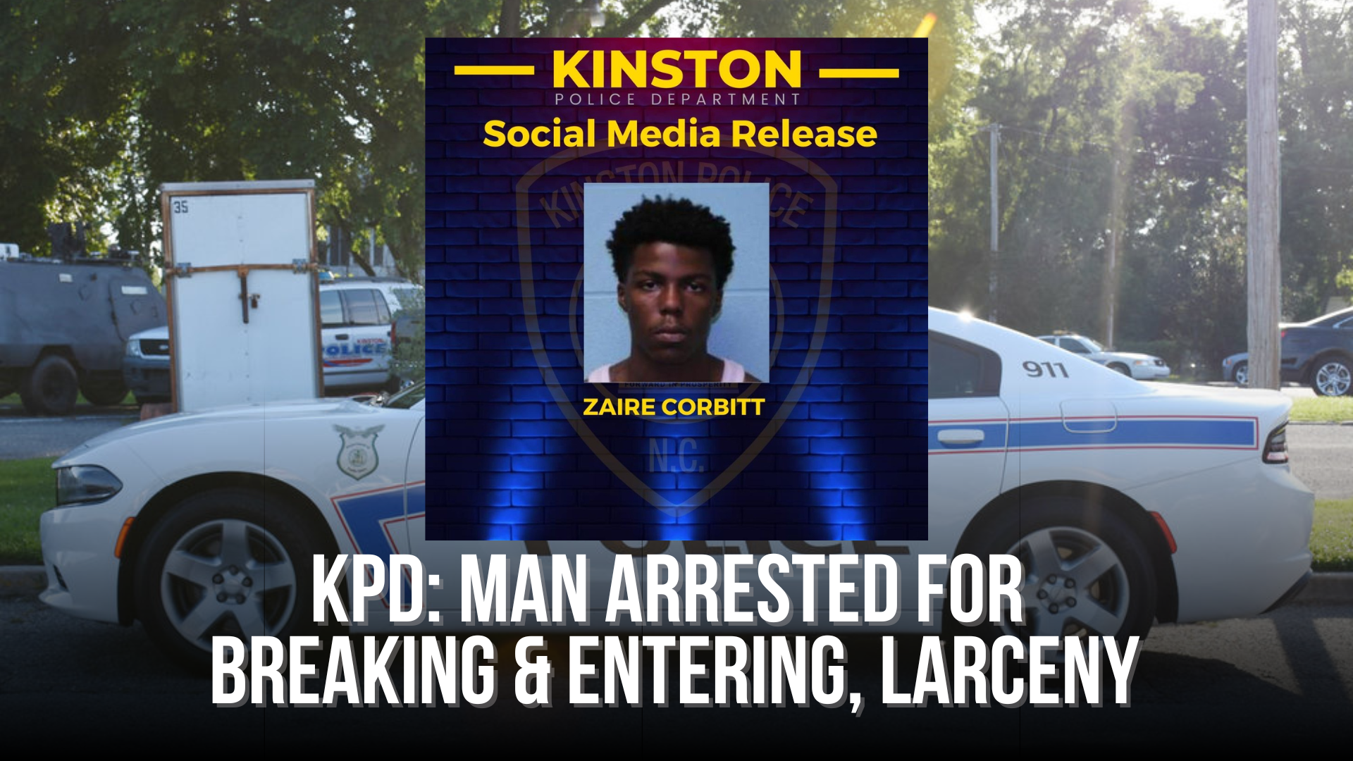 KPD: Man arrested for Breaking & Entering, Larceny