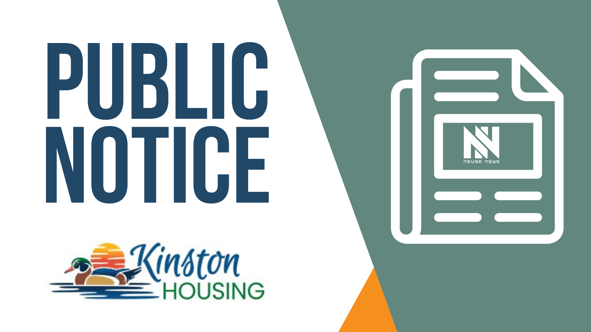 Public Notice:  Annual Plan and Capital Fund Five Year Action Plan of the Housing Authority of the City of Kinston, North Carolina Is Available For Review for 45 Days Starting July 31, 2023