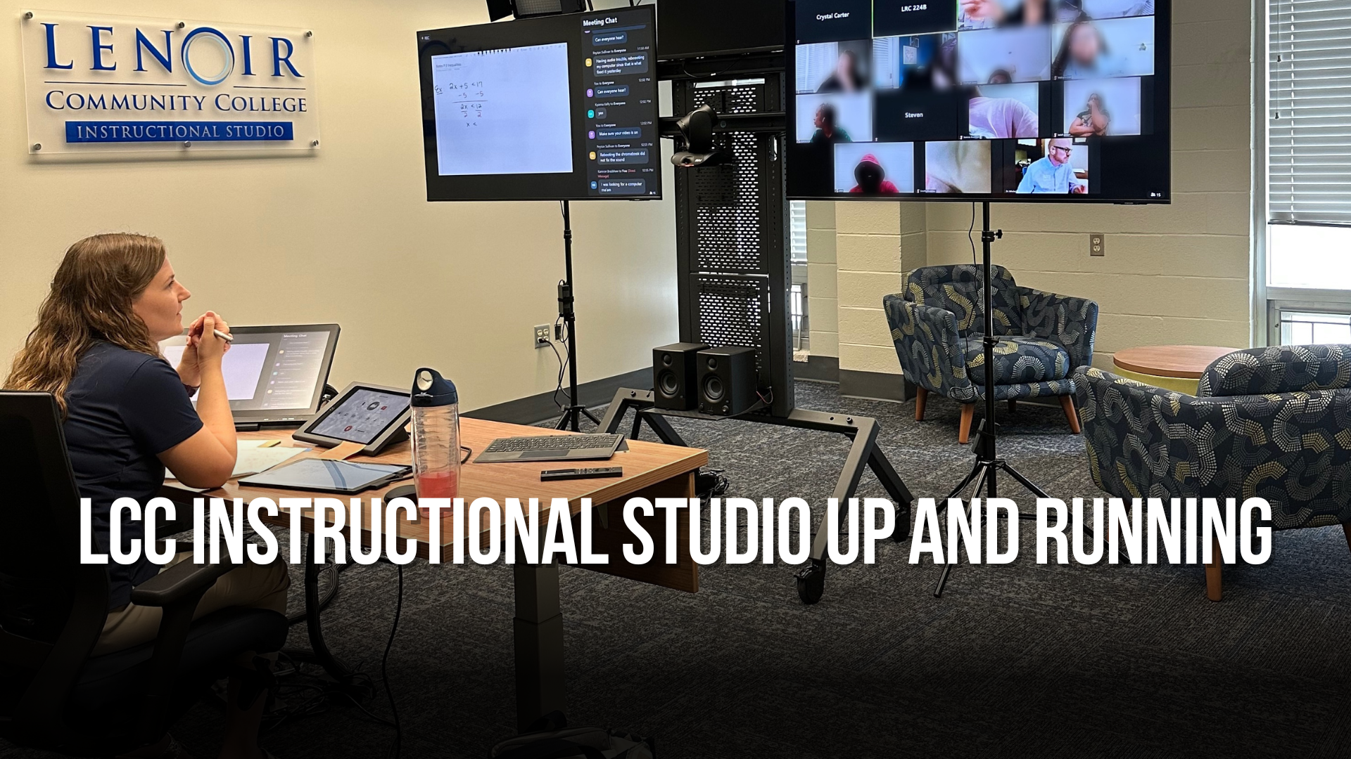 Neuse Lcc LCC Instructional Studio Up and Running — Neuse News