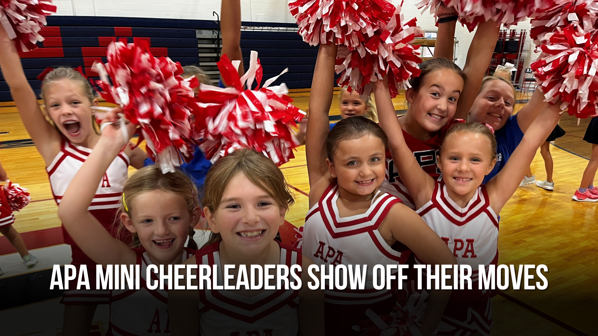 APA Mini Cheerleaders show off their moves