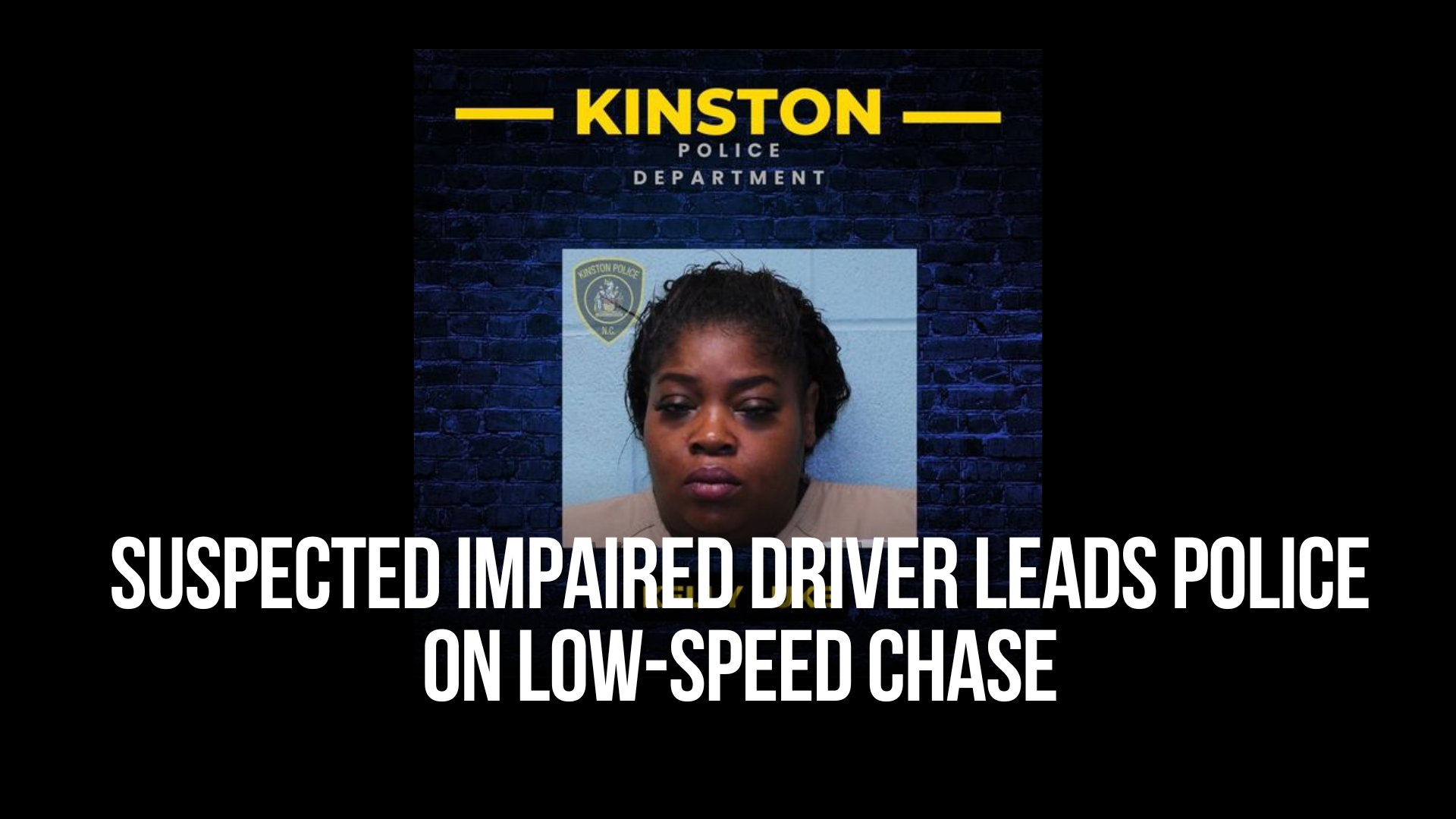 Suspected impaired driver leads police on low-speed chase