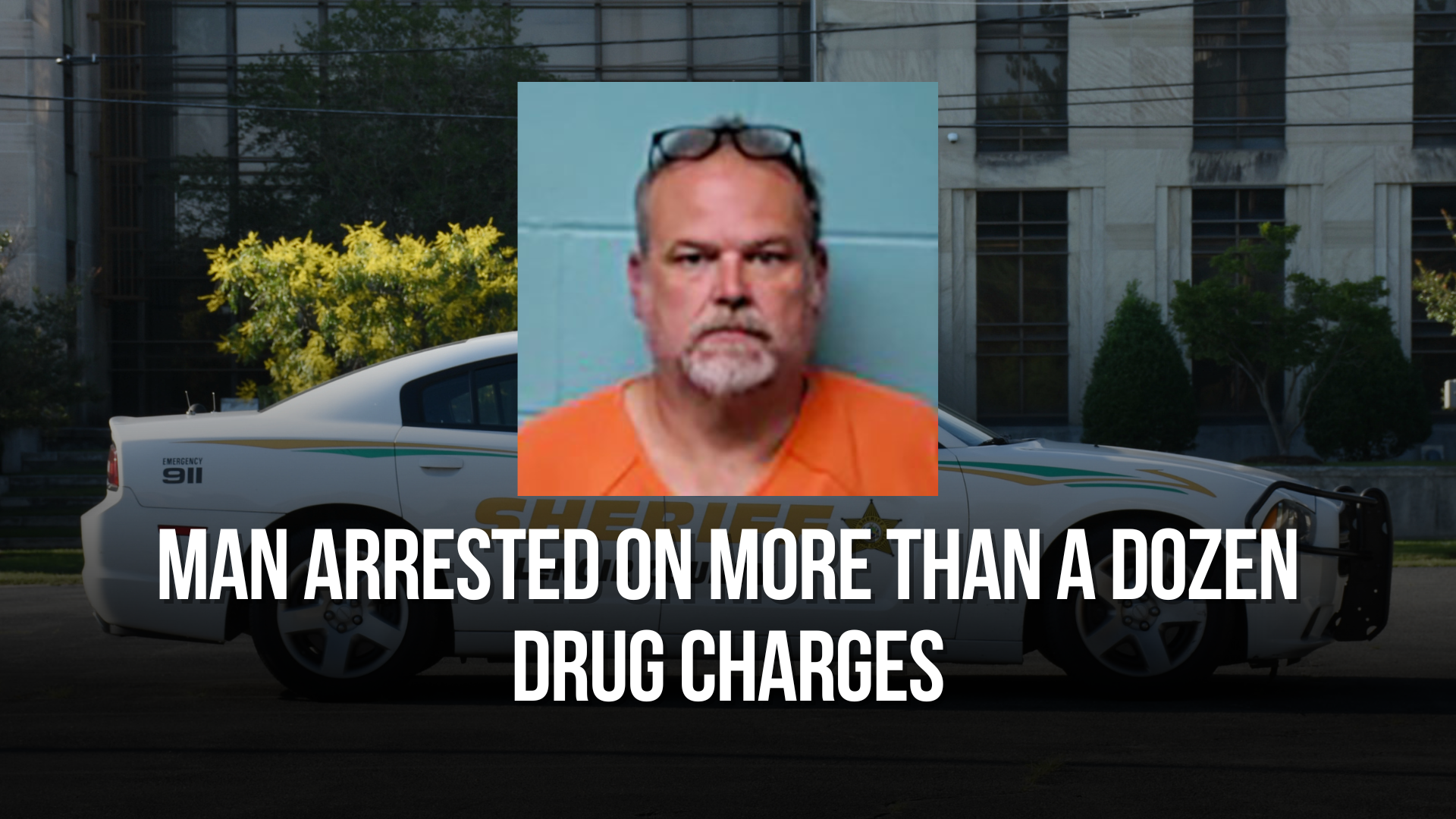 Man arrested on more than a dozen drug charges