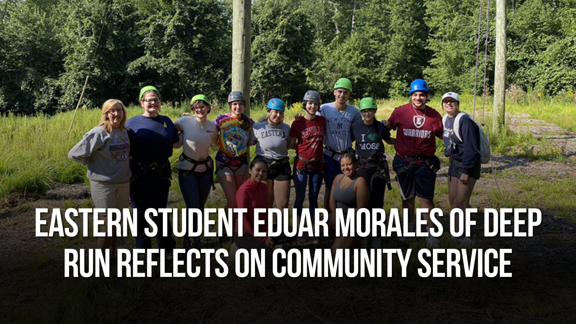 Eastern student Eduar Morales of Deep Run reflects on community service