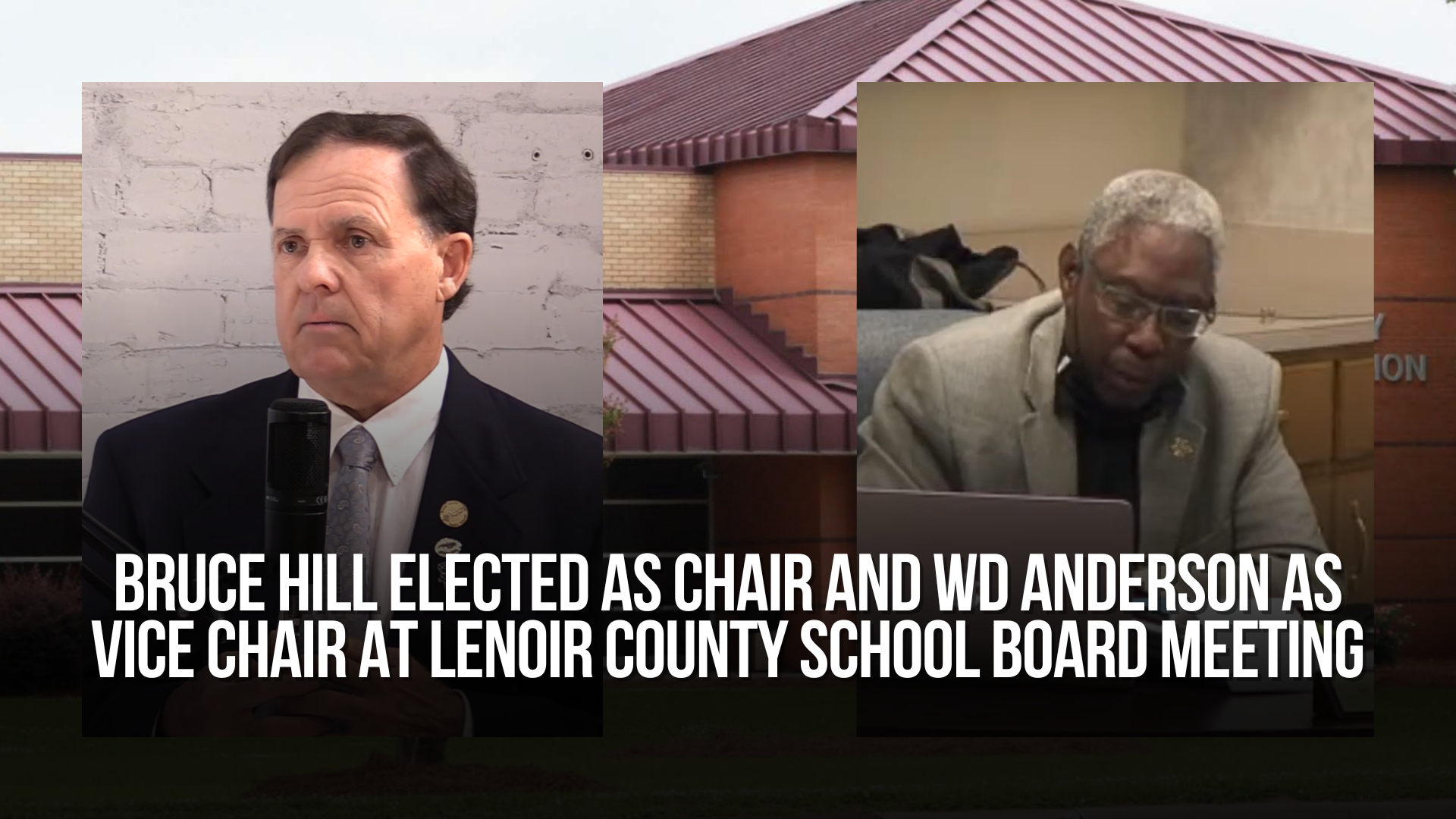 Chad Rouse Bruce Hill Elected as Chair and WD Anderson as Vice Chair at school ...