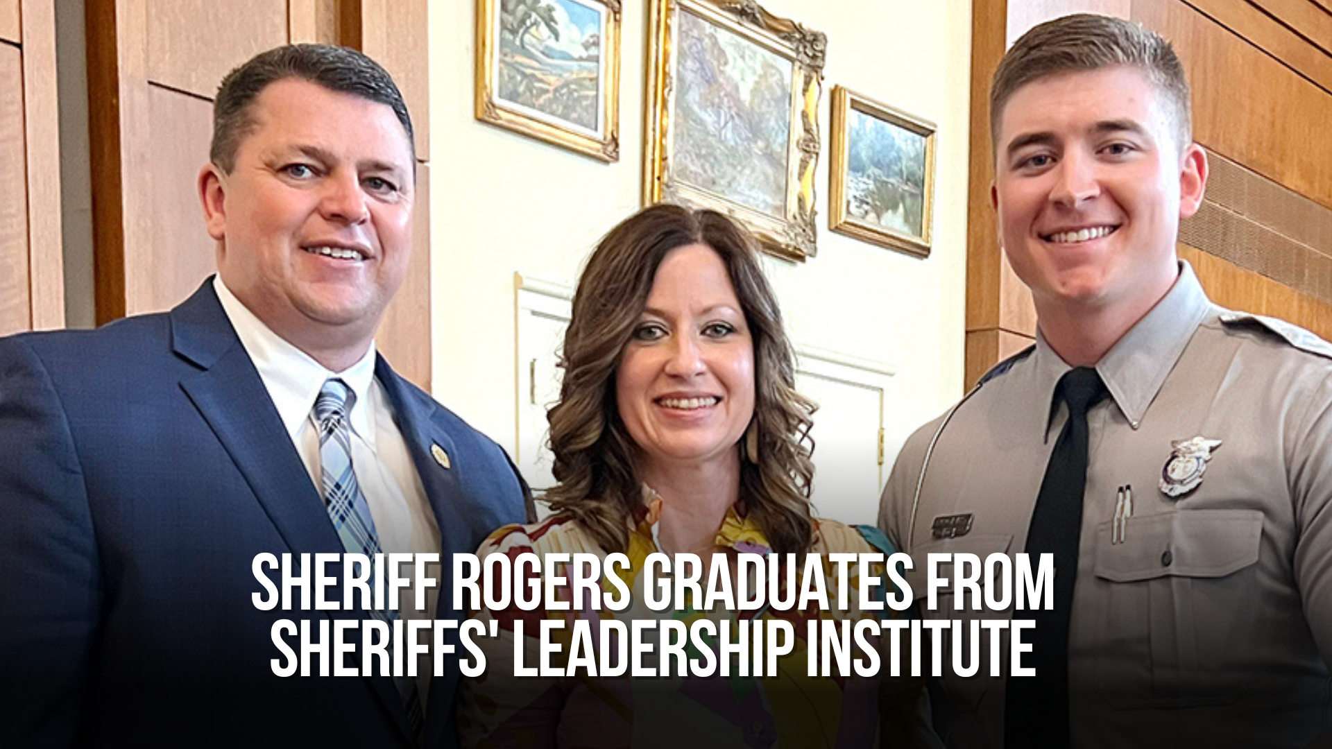 Sheriff Rogers graduates from Sheriffs' Leadership Institute — Neuse News