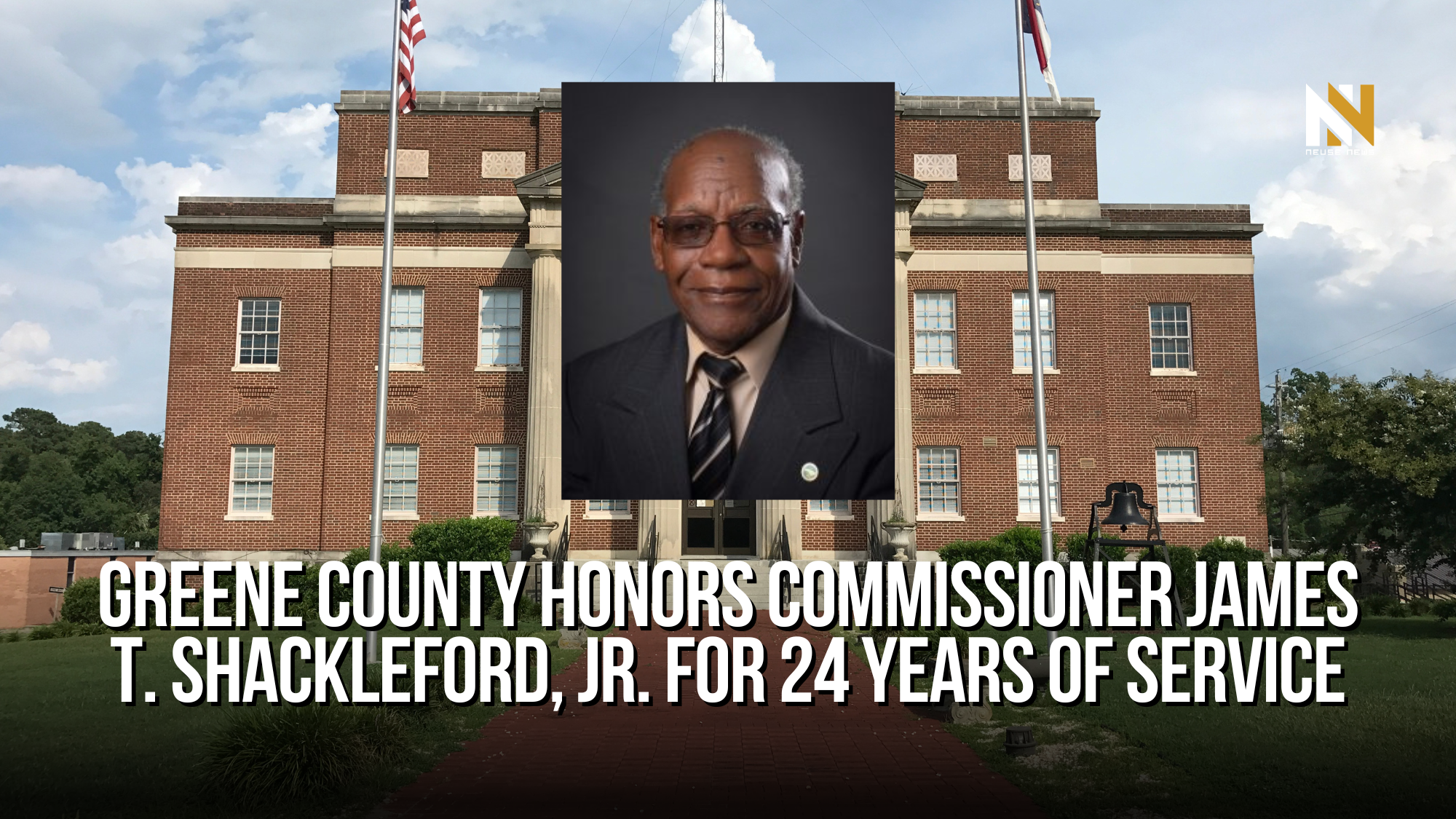 Greene County honors Commissioner James T. Shackleford, Jr. for 24 years of service