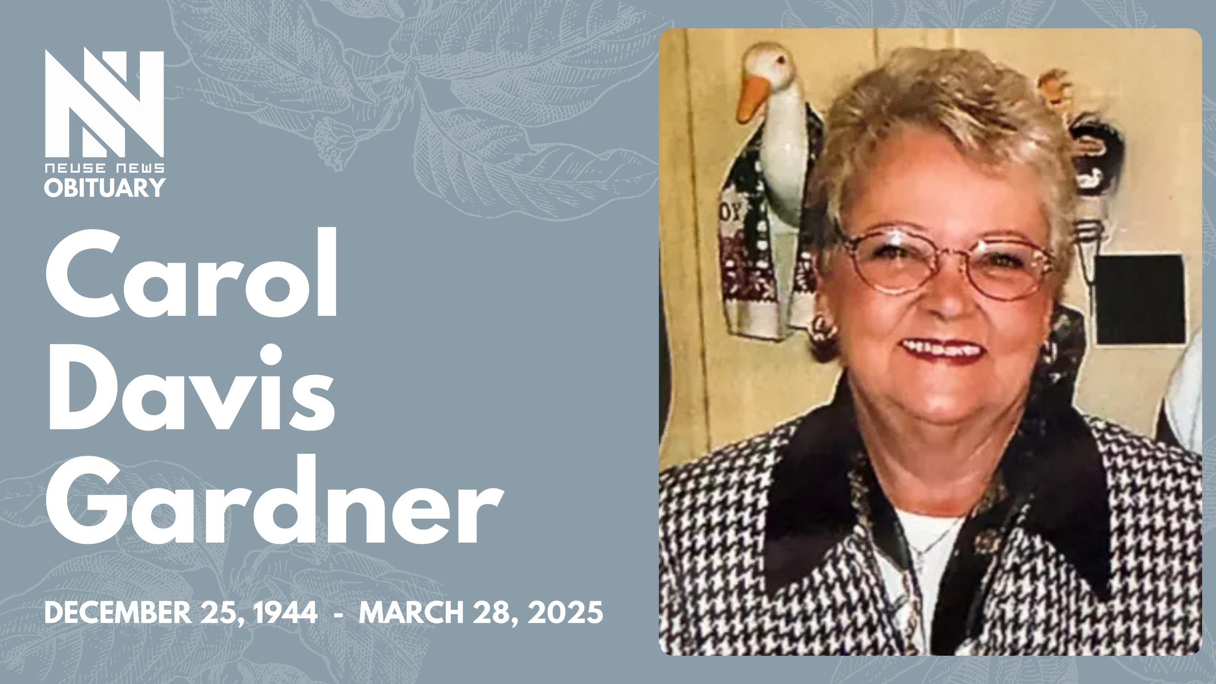 Obituary:  Carol Davis Gardner