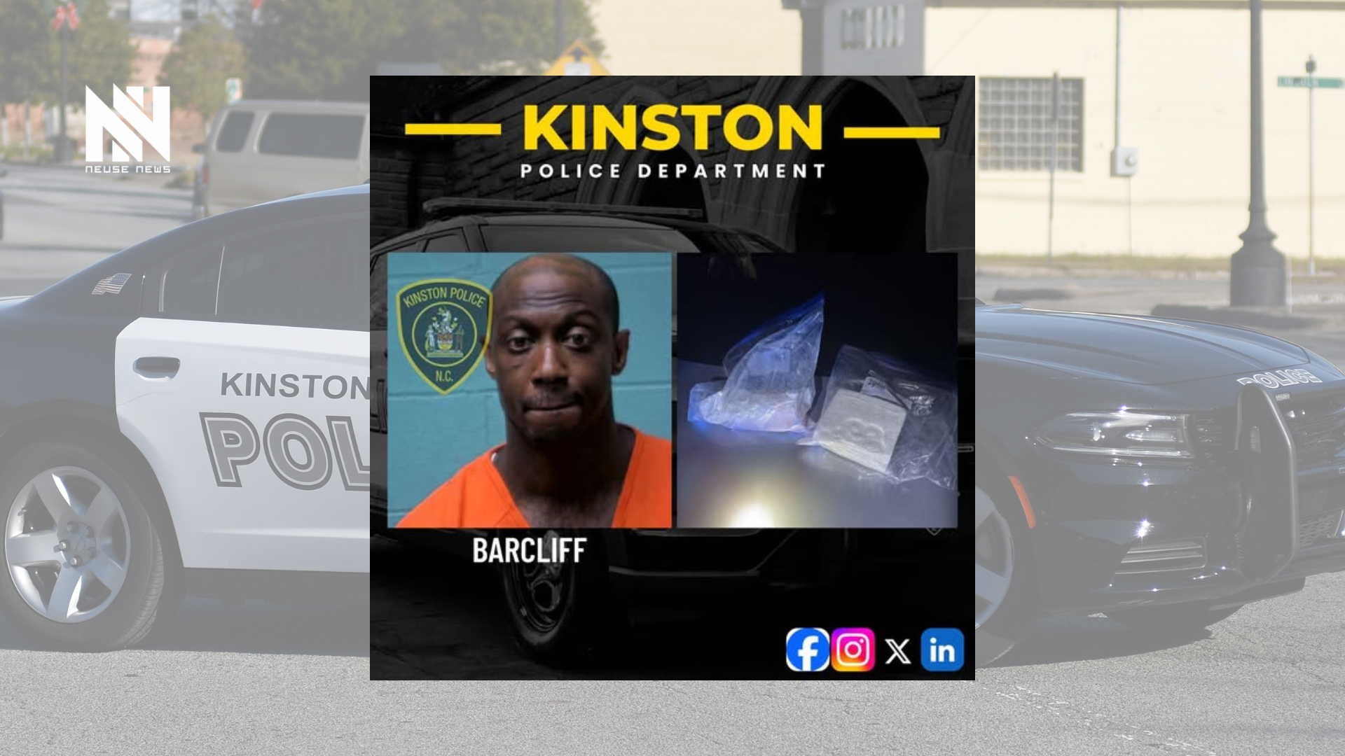Traffic stop leads to major cocaine seizure and arrest — Neuse News