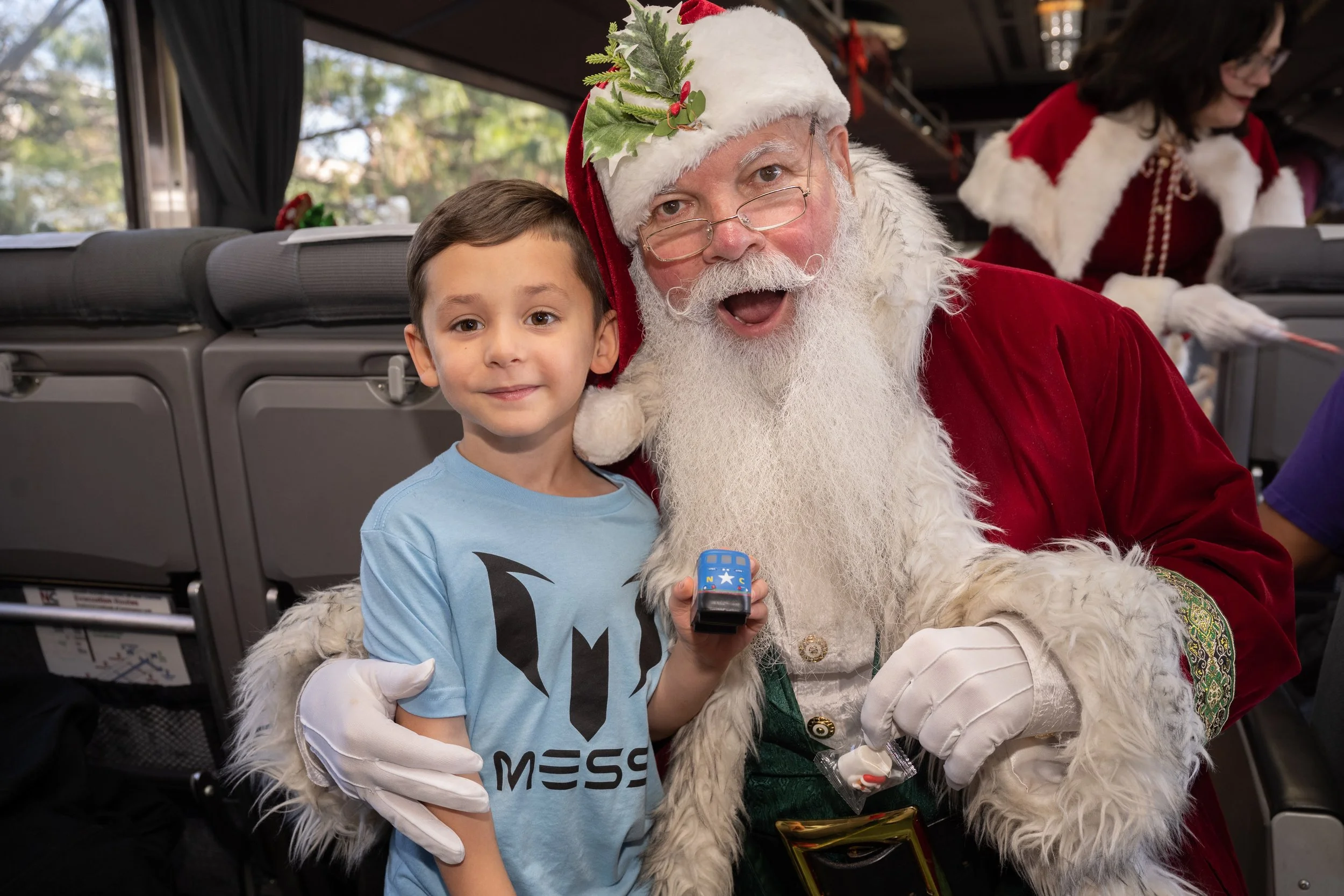 NCDOT: 2025 NC By Train Santa Train Ready to Roll