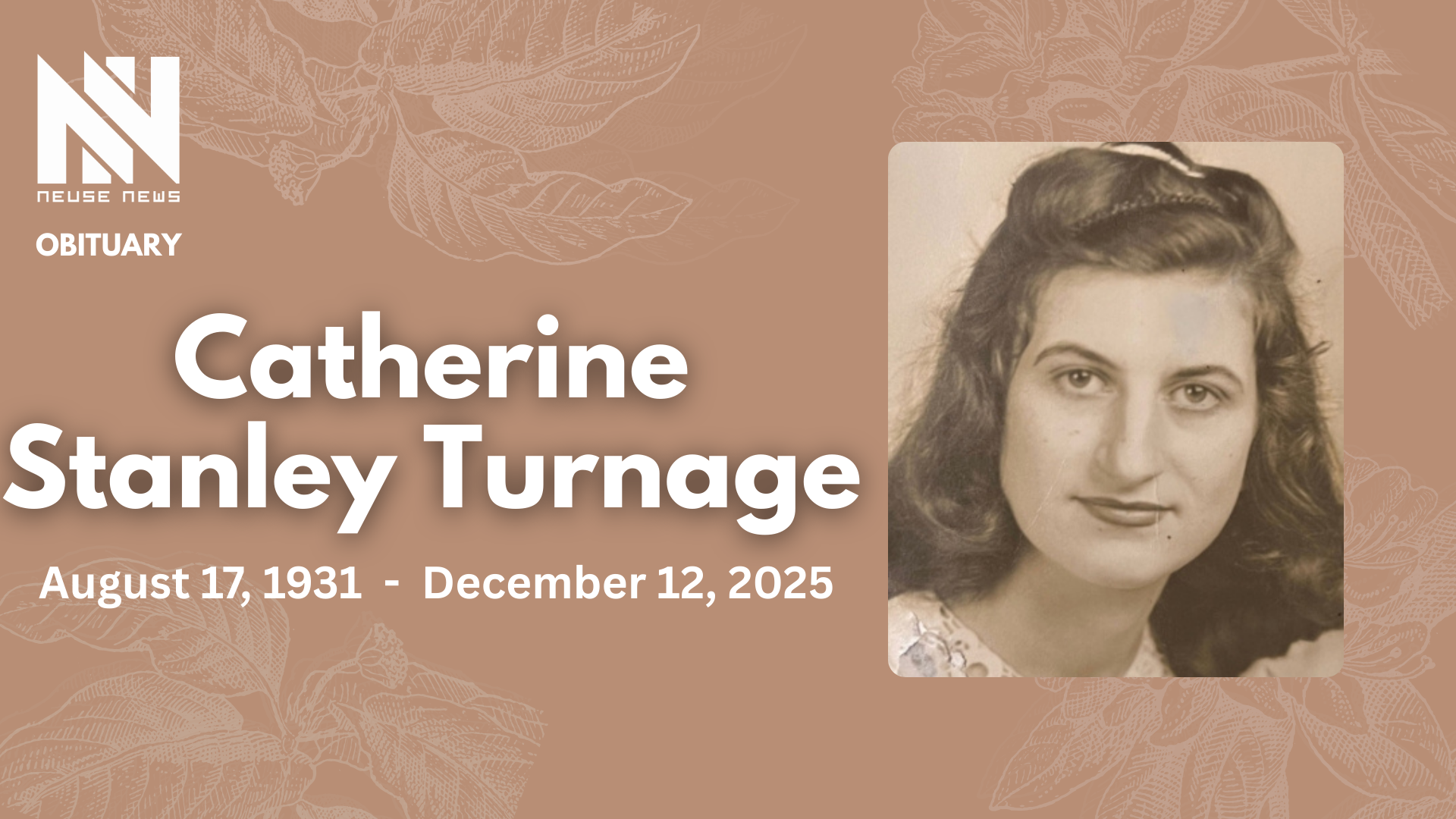 Obituary: Catherine Stanley Turnage