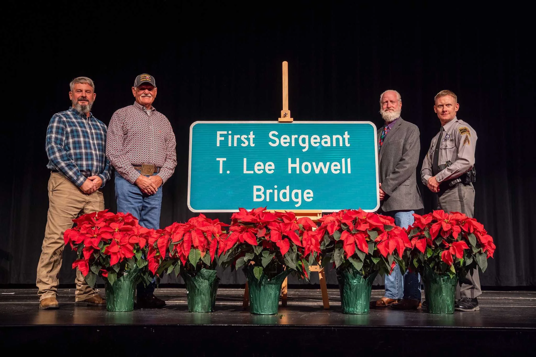First Sergeant T. Lee Howell Bridge dedication ceremony held in Kinston