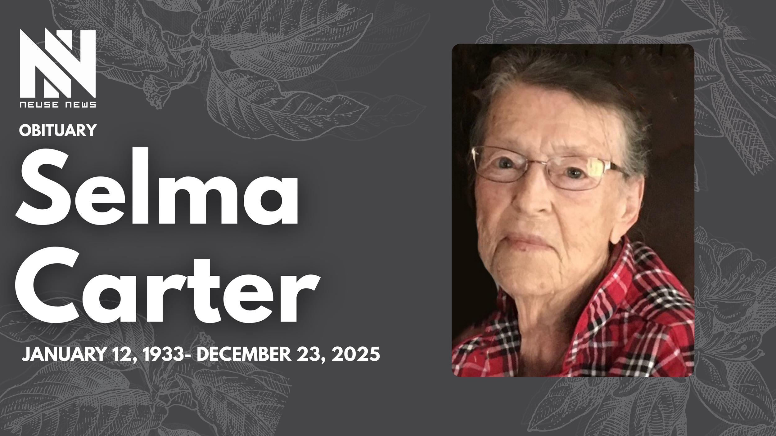 Obituary: Selma Carter