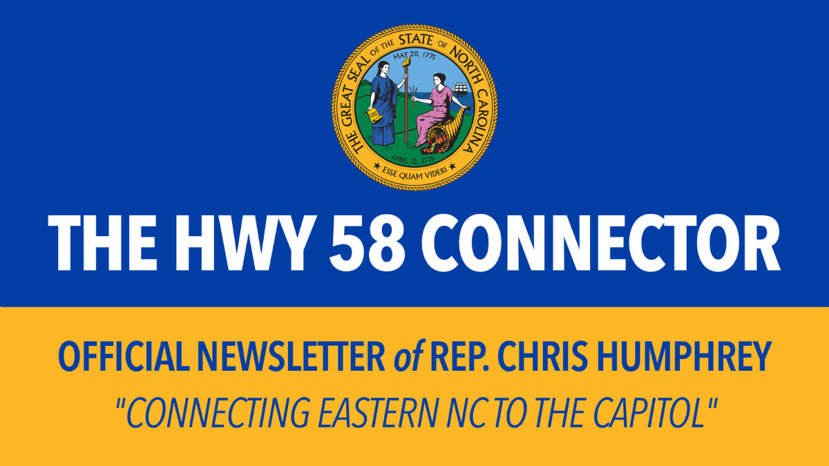 Rep. Chris Humphrey: The HWY 58 Connector