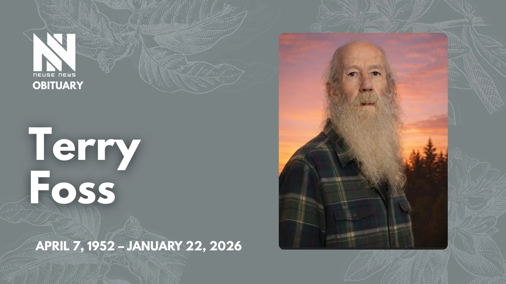 Pi Foss Obituary: Terry Foss — Neuse News
