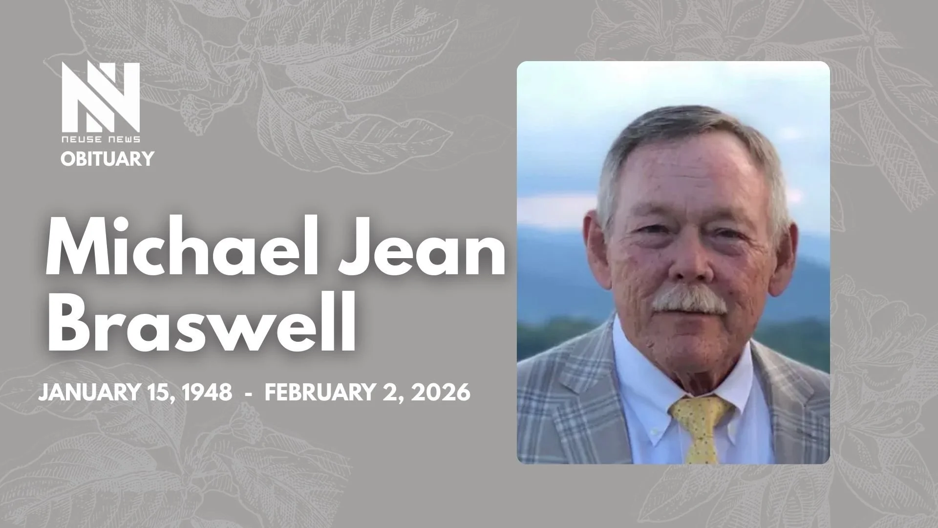 Obituary: Michael Jean Braswell