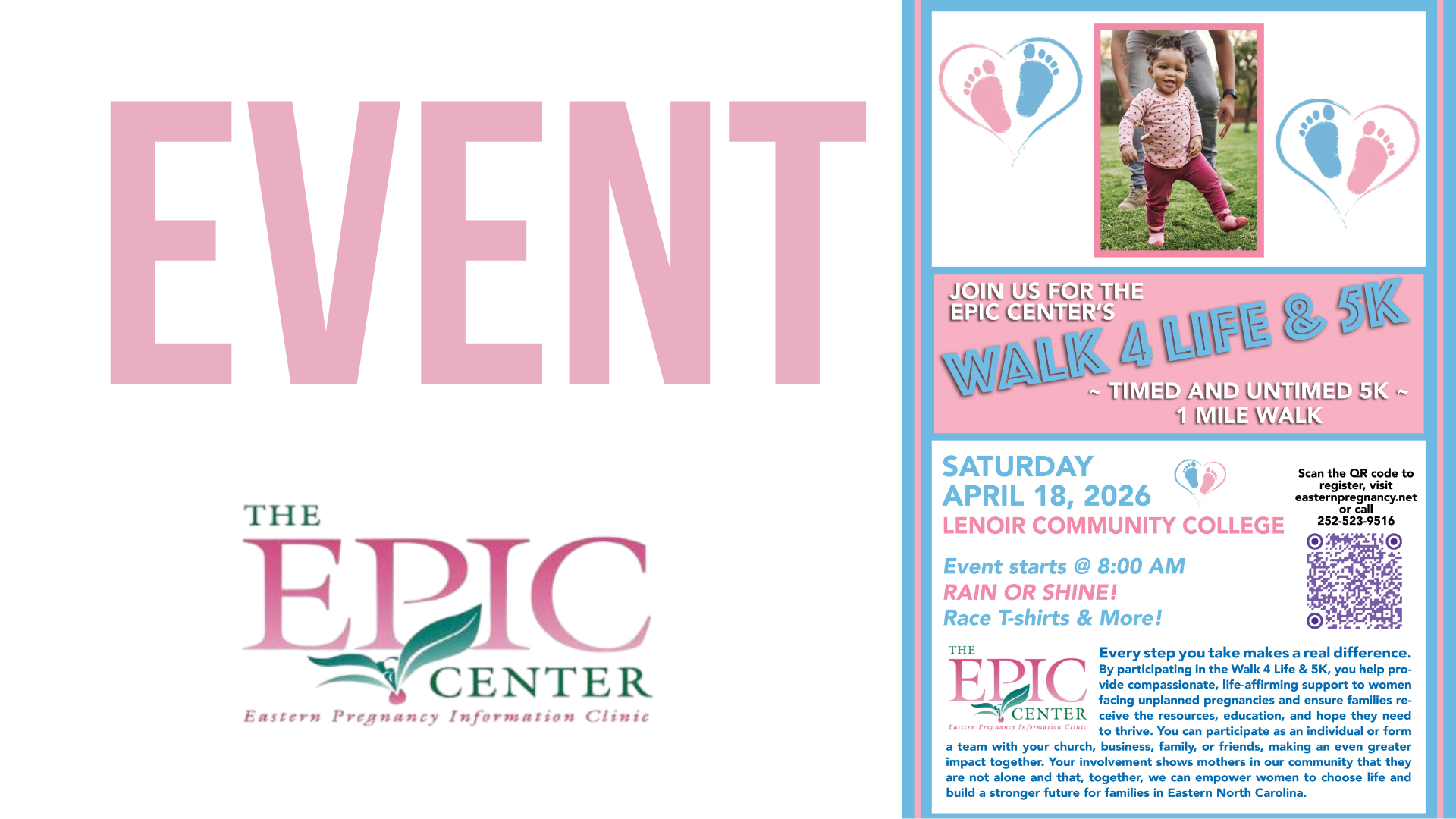 Event: The EPIC Center's Walk 4 Life &amp; 5K