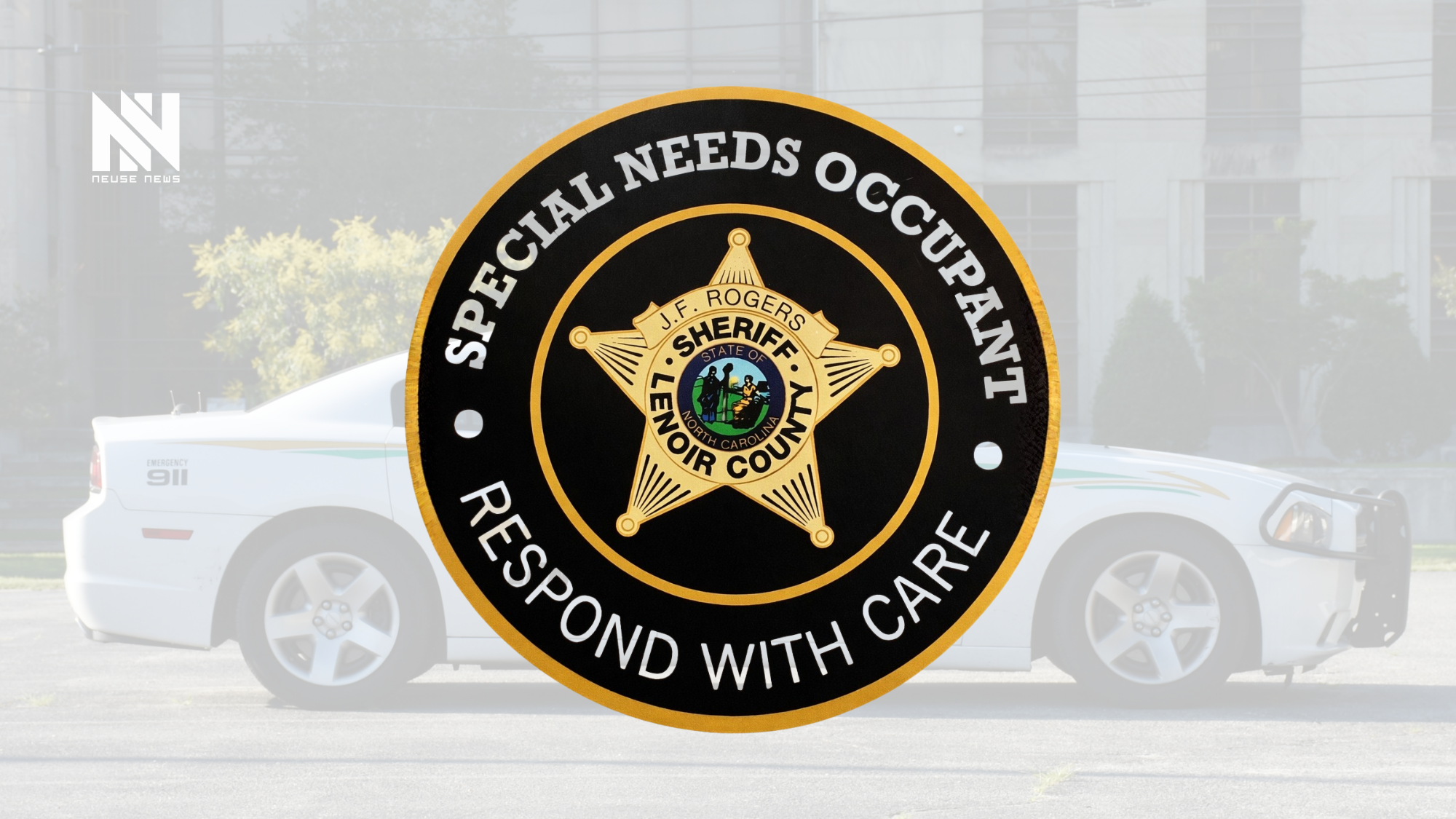 Lenoir County Sheriff’s Office Offers “Special Needs Occupant” Vehicle Stickers