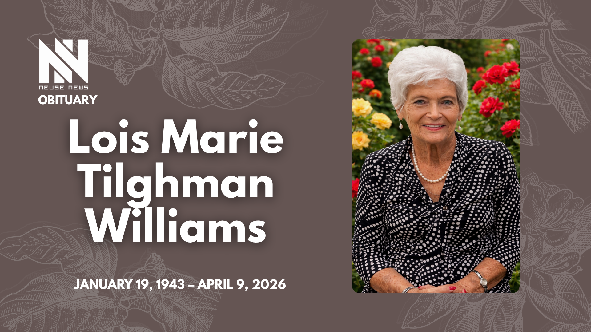 Obituary: Marie Williams