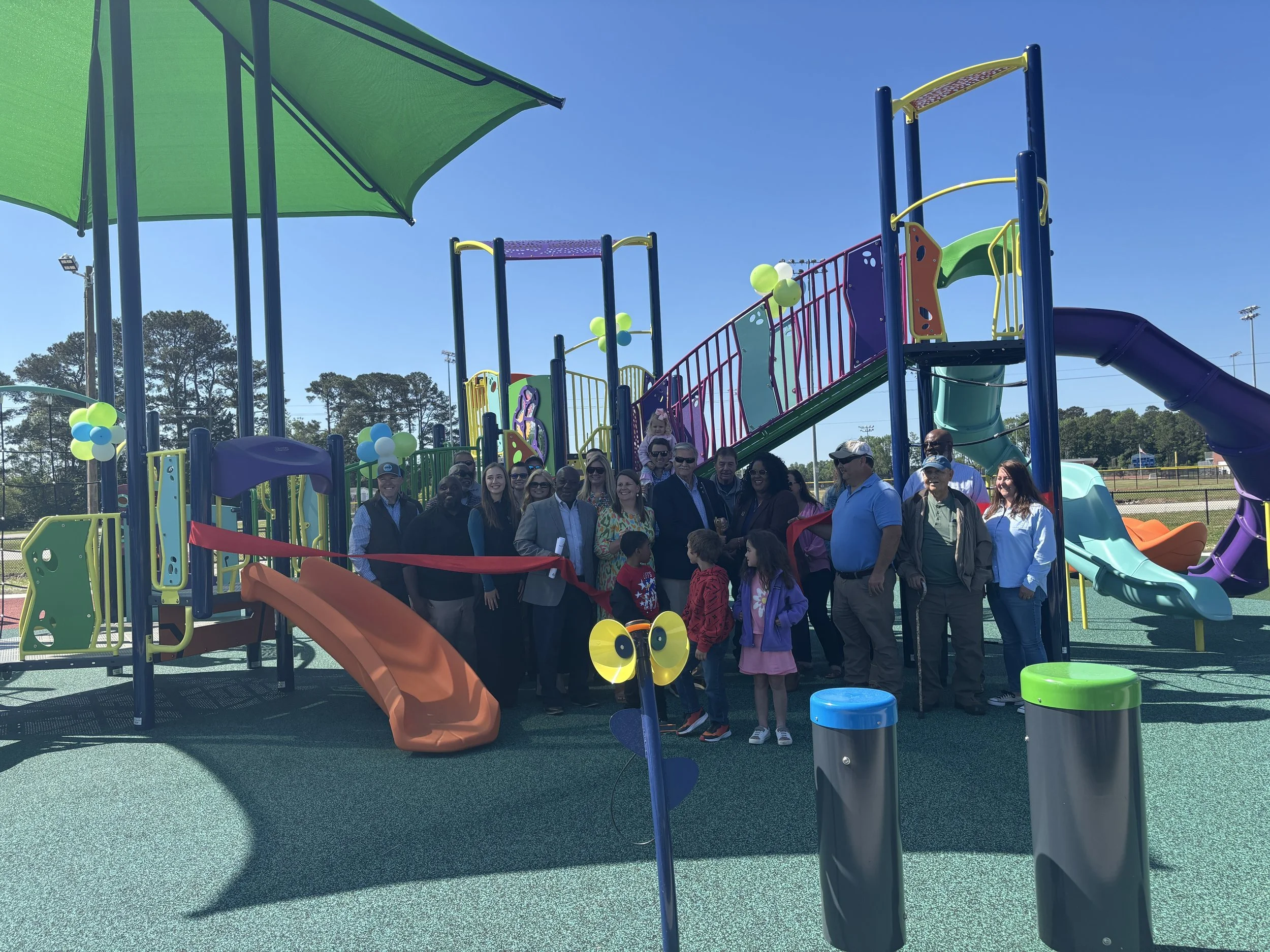 Jones County opens inclusive playground in Trenton