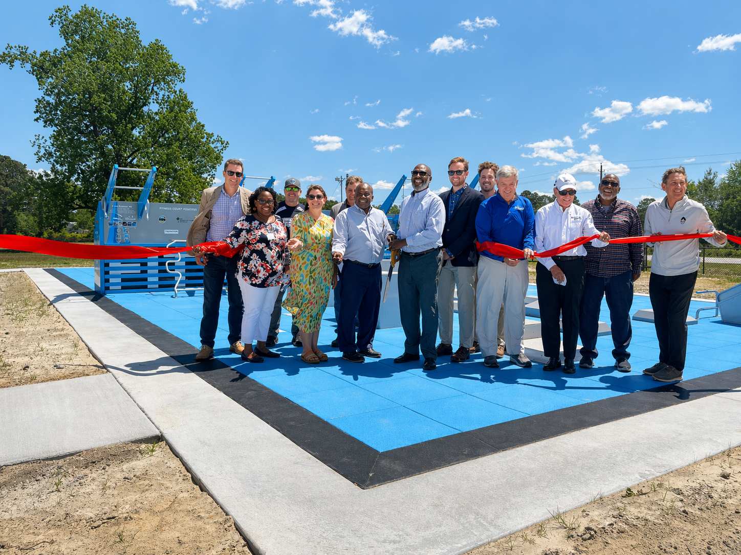 Jones County opens fitness court with eye on health, recreation and future growth