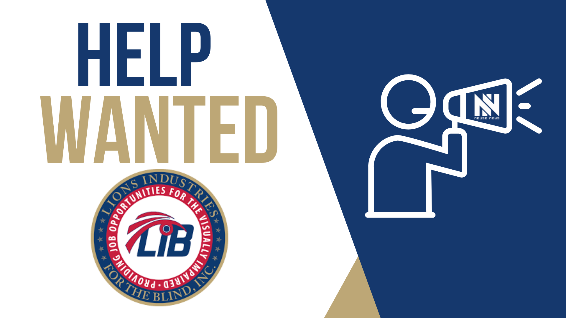 Help Wanted: Executive Director of Lions Industries for the Blind Foundation